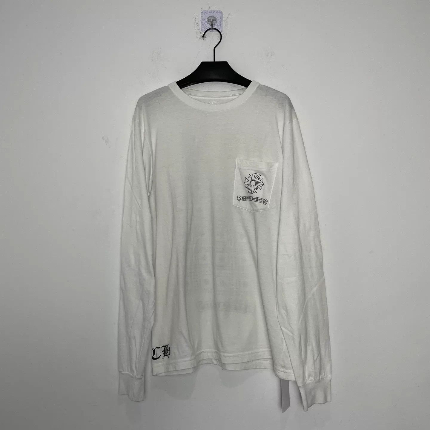 Chrome Hearts Chrome Hearts CH PLUS Full Cross Scroll White Long Sleeve Size US M / EU 48-50 / 2 - 1 Thumbnail