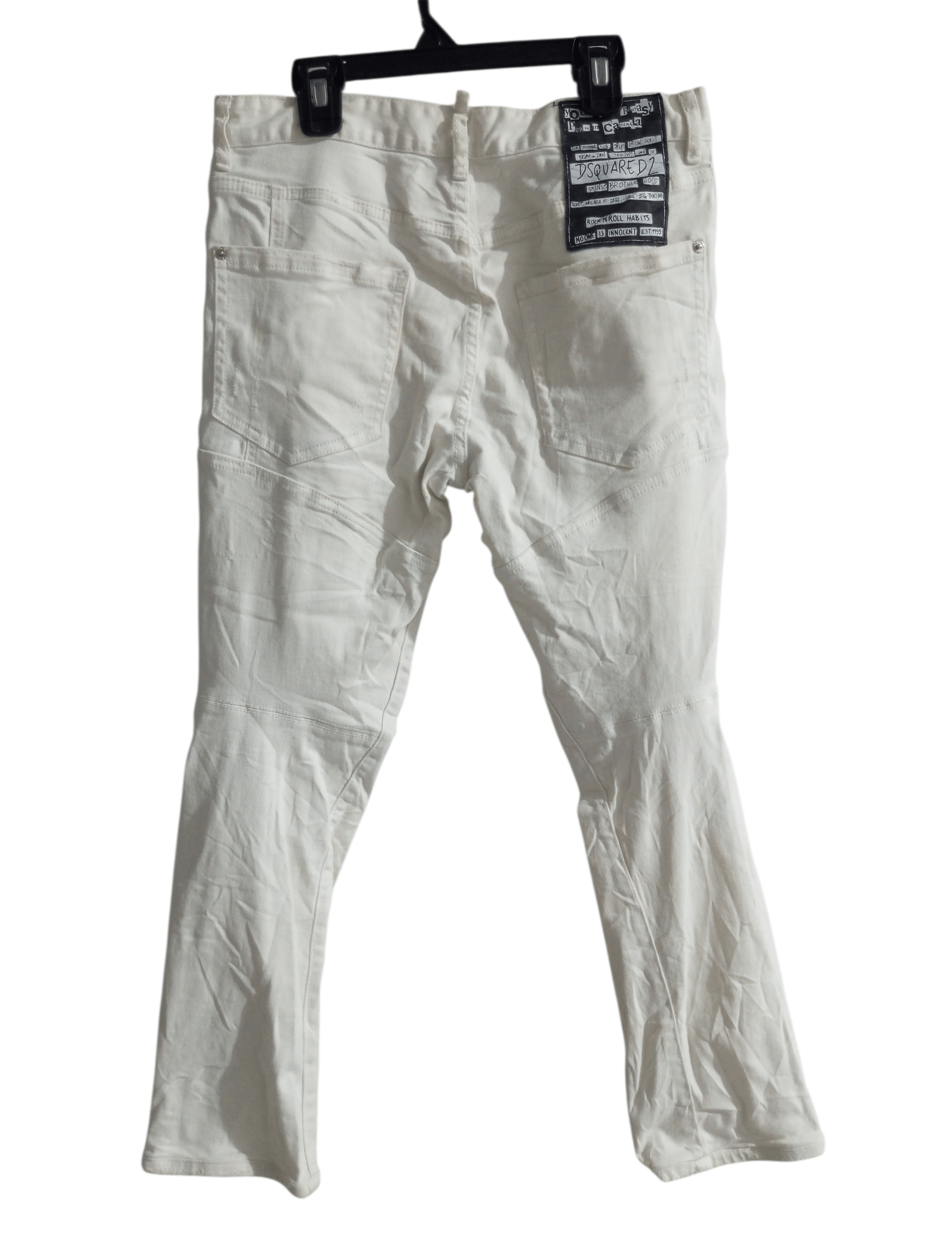 Dsquared2 Vintage Dsquared2 distressed white denim Size US 29 - 2 Thumbnail