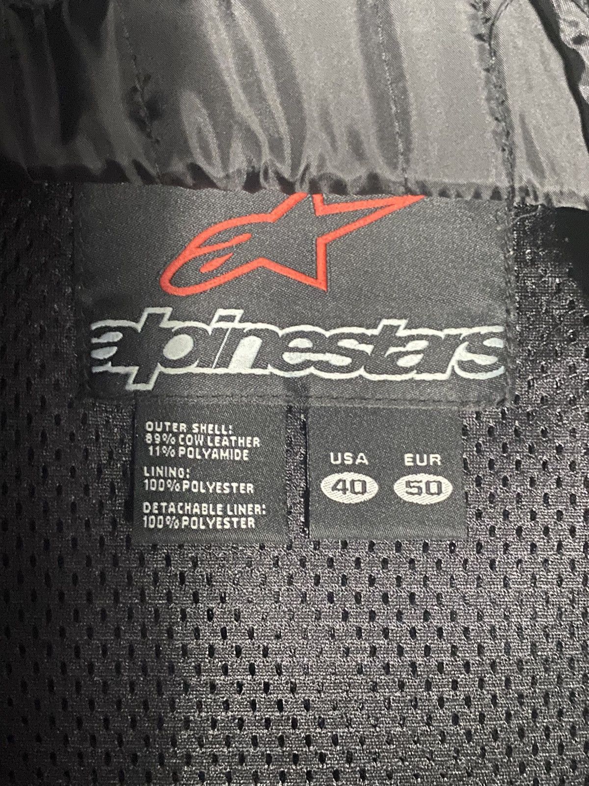 Alpinestars Vintage Aplinestars Skin Moto Racing Jacket Size 40-50 F1 Size US M / EU 48-50 / 2 - 12 Thumbnail
