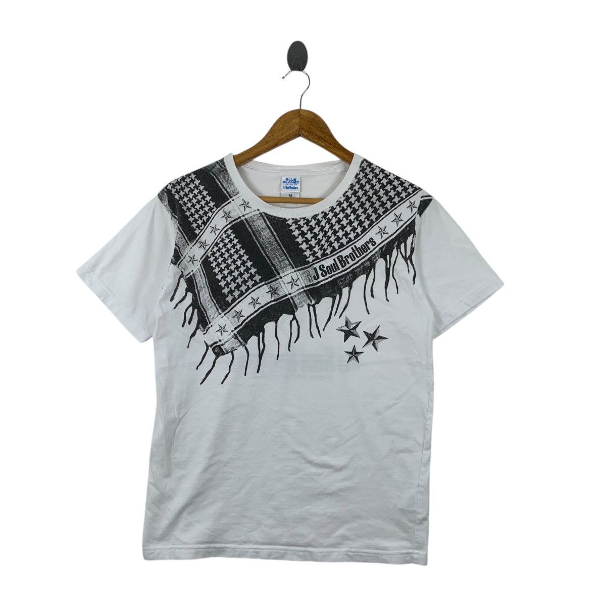 Vintage J SOUL BROTHERS Blue Planet Live Tour 2015 Tee Shirt Top Size M / US 6-8 / IT 42-44 - 1 Thumbnail