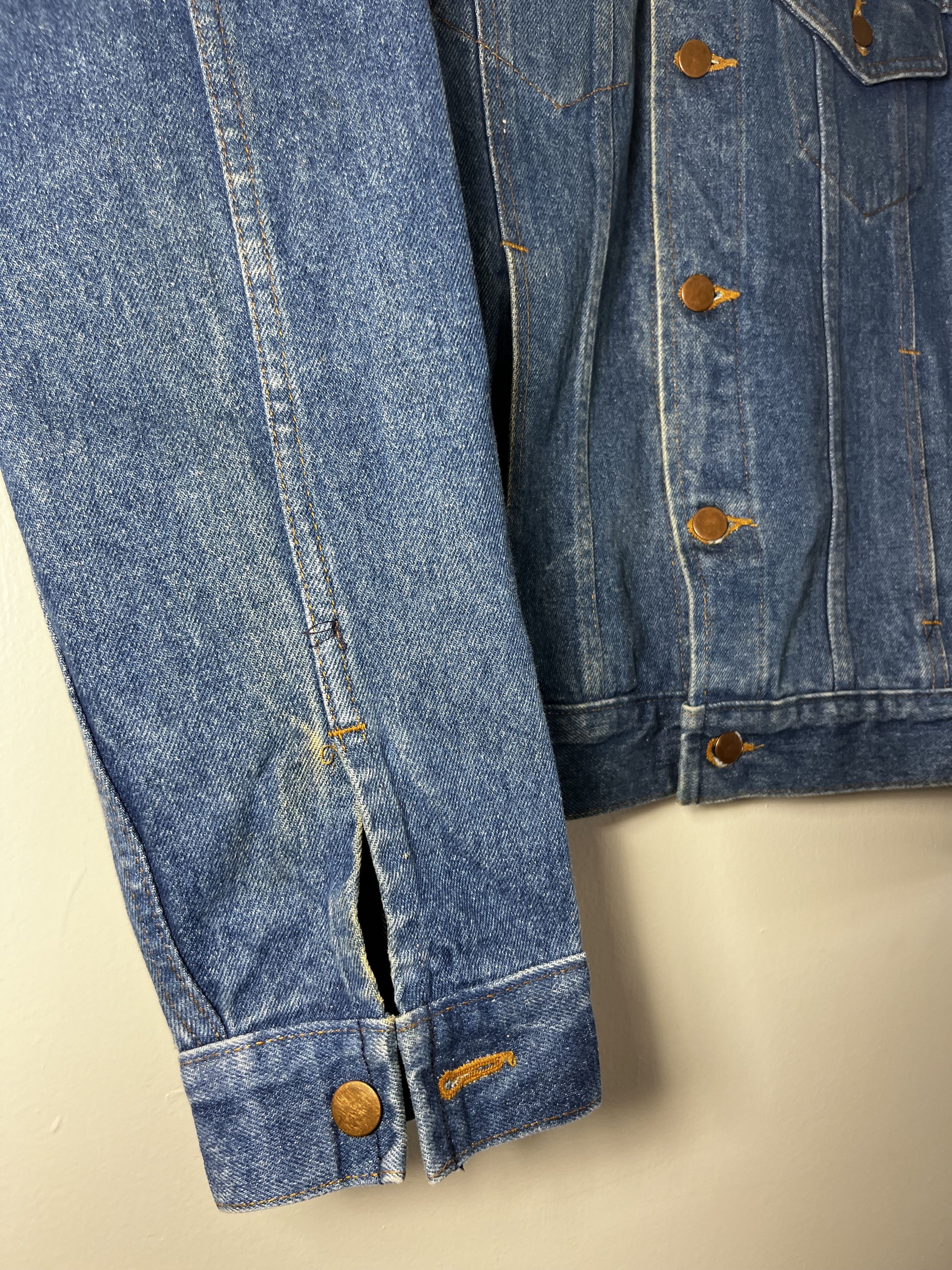 Vintage Vintage 1980's-1990's 4 Pocket Workwear Denim Jean Jacket Size US L / EU 52-54 / 3 - 5 Thumbnail