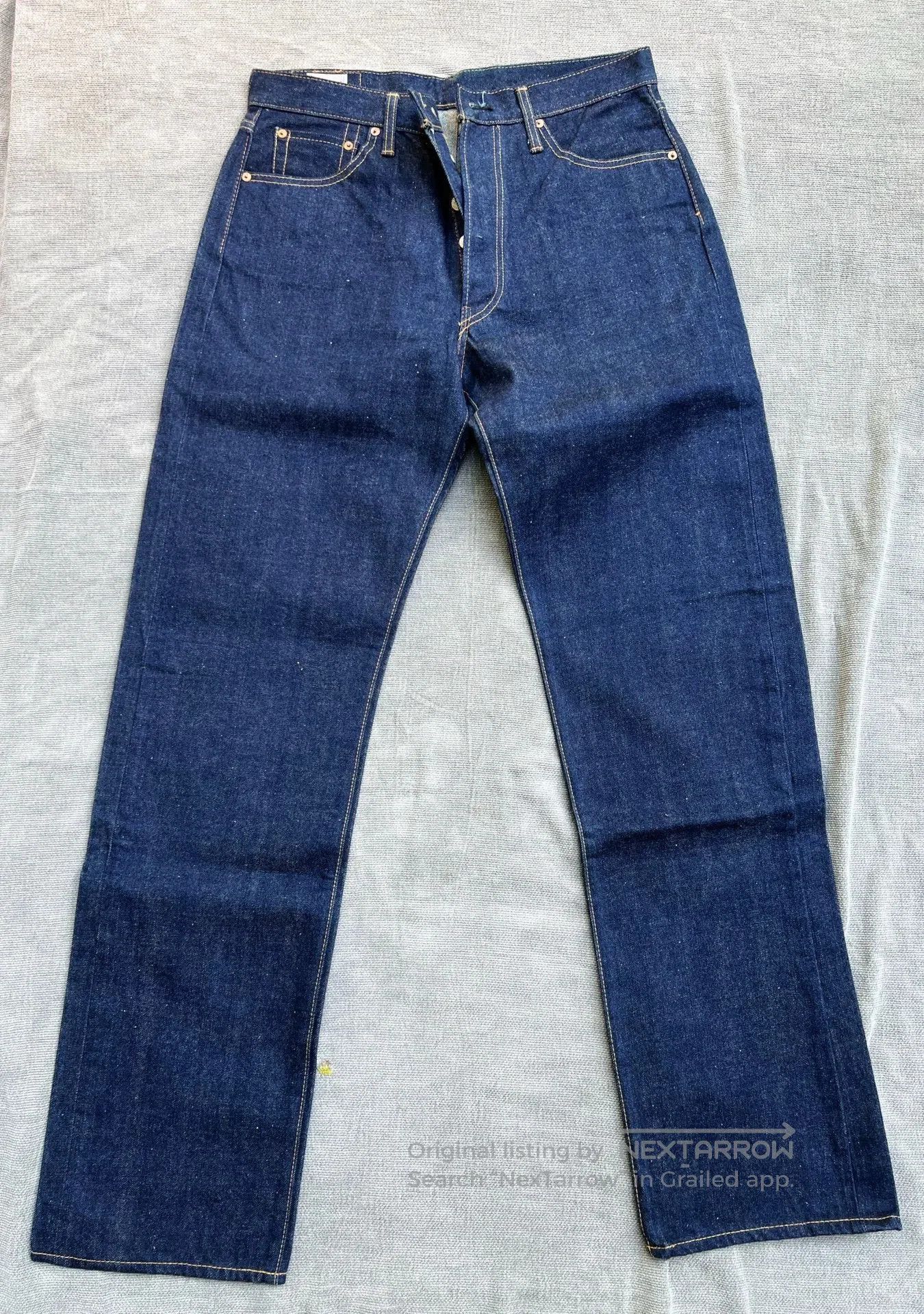 Japanese Brand Canton 504 Denim Jeans Limited Edition. Size US 32 / EU 48 - 2 Thumbnail