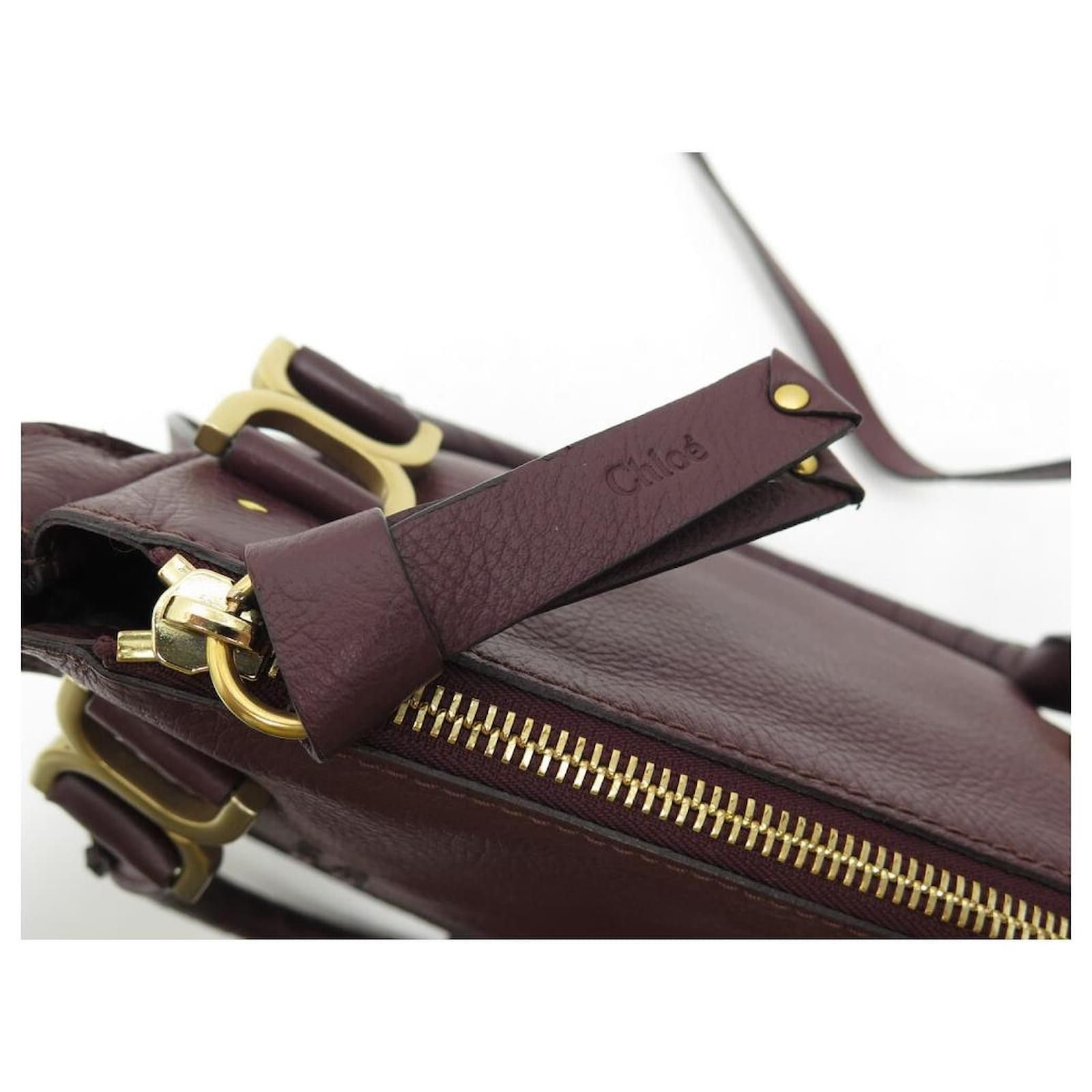 Chloe o1loc1c1024 Size: OS / Marcie Small Carry in Deep Violine Size ONE SIZE - 5 Thumbnail