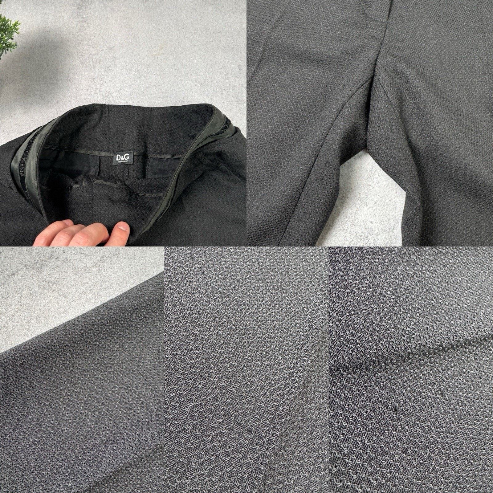 Dolce & Gabbana Vintage Dolce Gabbana Women Trousers Black Pants Size 28" / US 6 / IT 42 - 23 Thumbnail