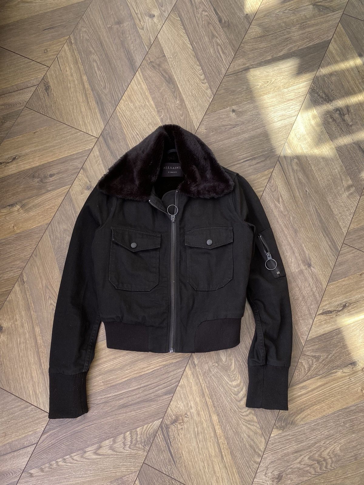 Allsaints × Vintage Vintage AllSaints Women's Archival Jacket Size XS / US 0-2 / IT 36-38 - 3 Thumbnail
