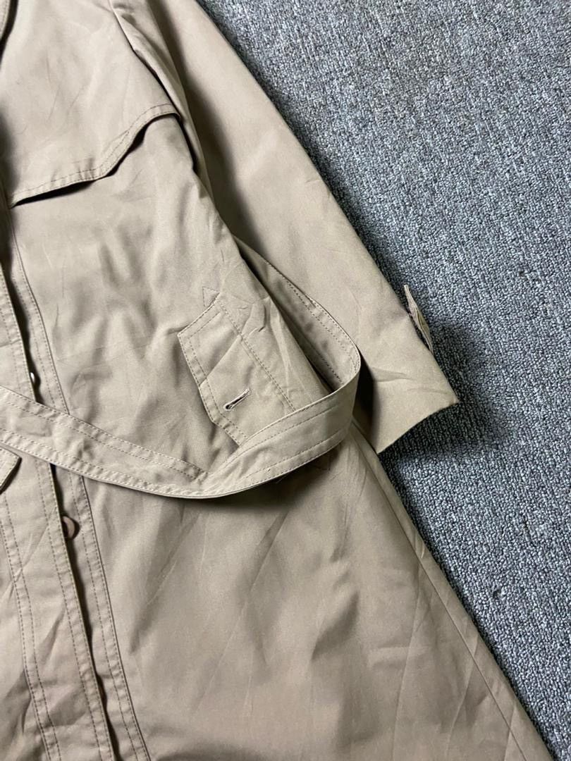 Japanese Brand Angel Leather + Diolen by Haussammann Trench Coat (181) Size US XXS / EU 40 - 7 Thumbnail