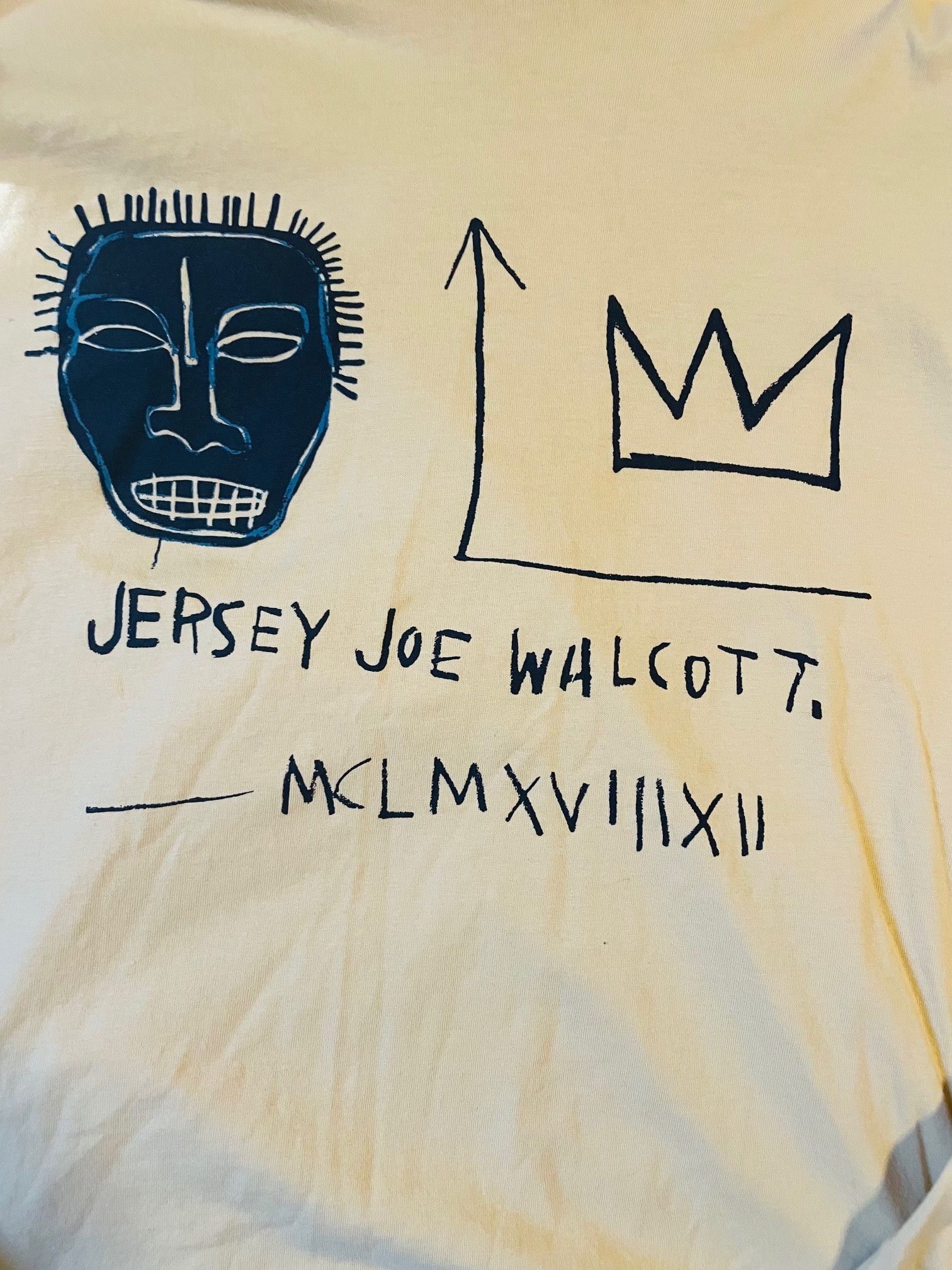 Gap Long Sleeve XL Gap Basquiat Light Yellow Shirt Size US XL / EU 56 / 4 - 1 Thumbnail
