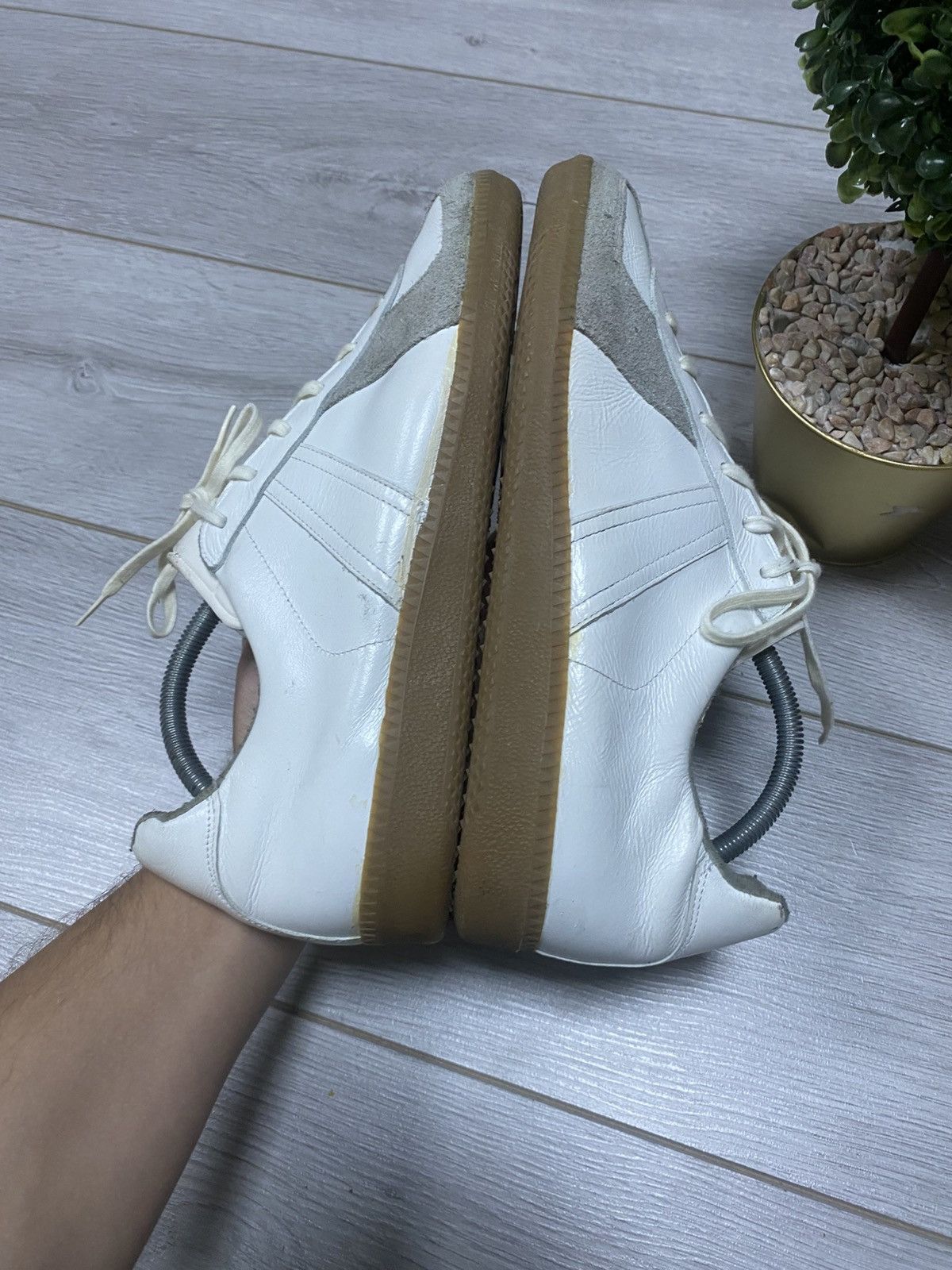 Vintage GAT Bw-sport 275 Margiela style vintage leather trainers Size US 10 / EU 43 - 5 Thumbnail