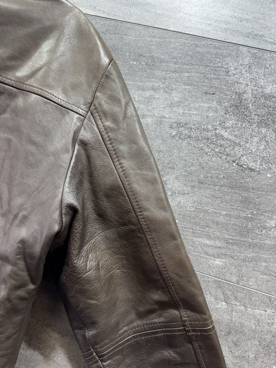 Moschino Moschino jeans leather men’s jacket Brown Biker Size US M / EU 48-50 / 2 - 19 Thumbnail