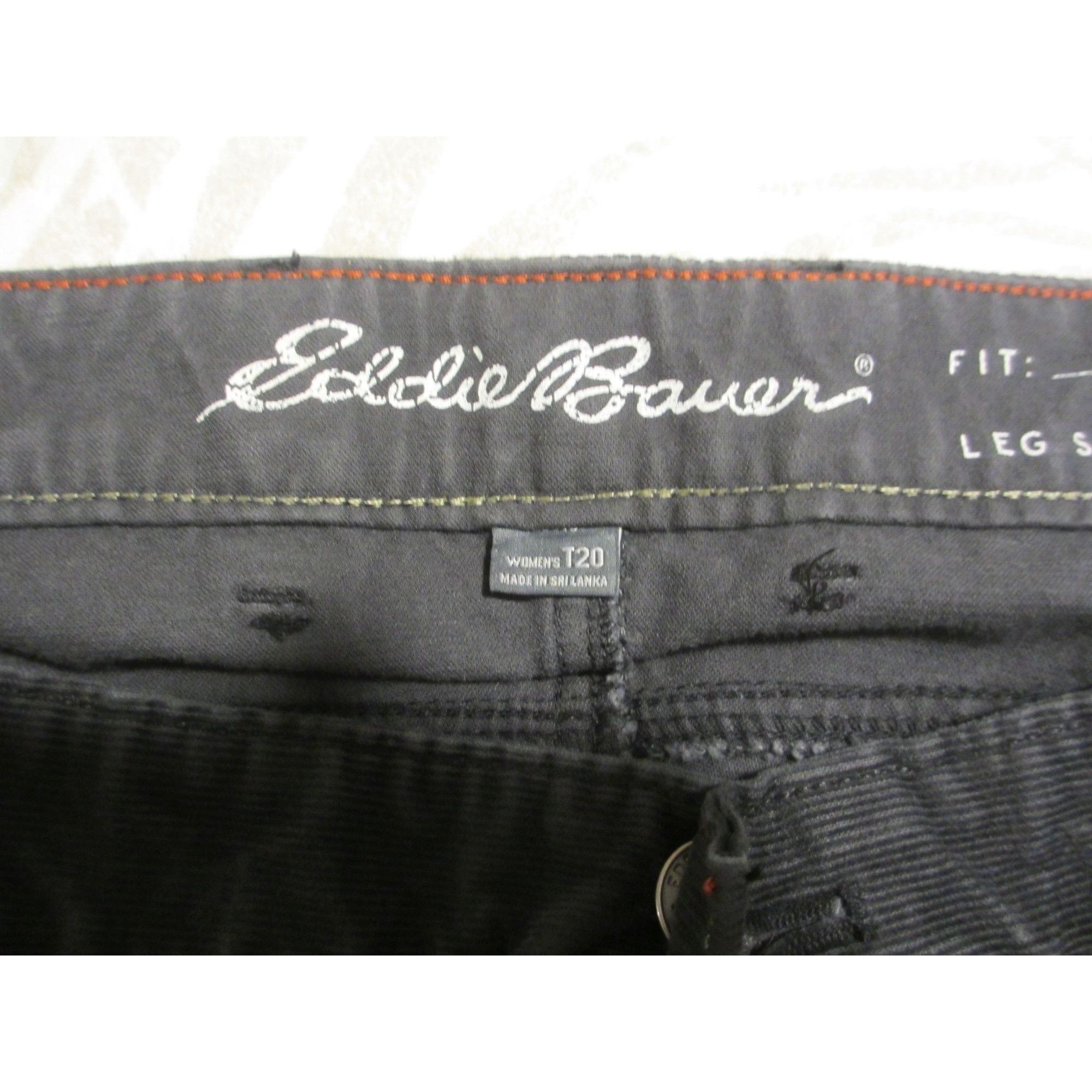 Eddie Bauer Eddie Bauer Womens T20 Slightly Curvy Skinny Fit Corduroy Pa Size 42" / US 20 - 4 Thumbnail