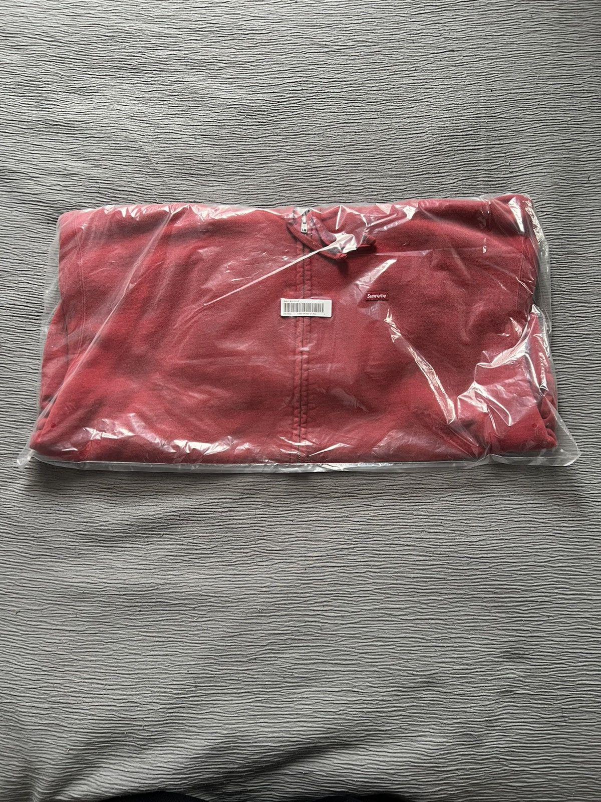 Supreme Supreme Small Box Logo Zip Up Hooded Sweatshirt Red Medium Size US M / EU 48-50 / 2 - 1 Thumbnail