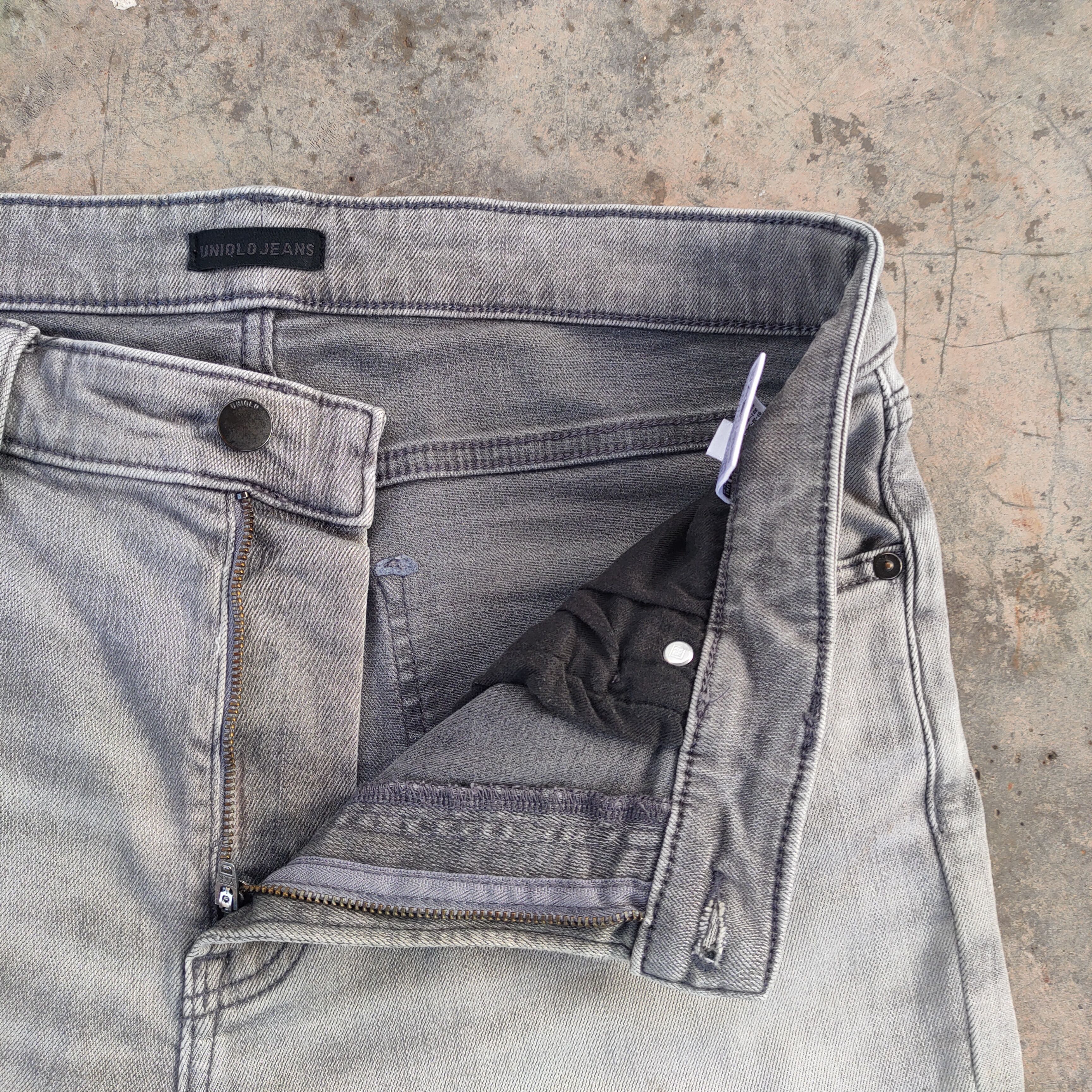 Japanese Brand Vintage skinny japanese faded jean denim pants Size US 33 - 9 Thumbnail