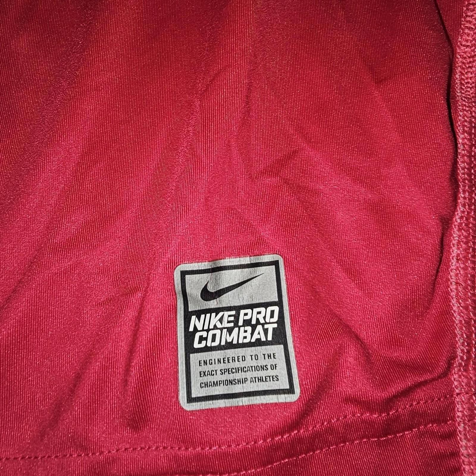 Nike Nike Pro Combat Men's Hot Pink Dri-Fit Shirt Size US M / EU 48-50 / 2 - 2 Thumbnail