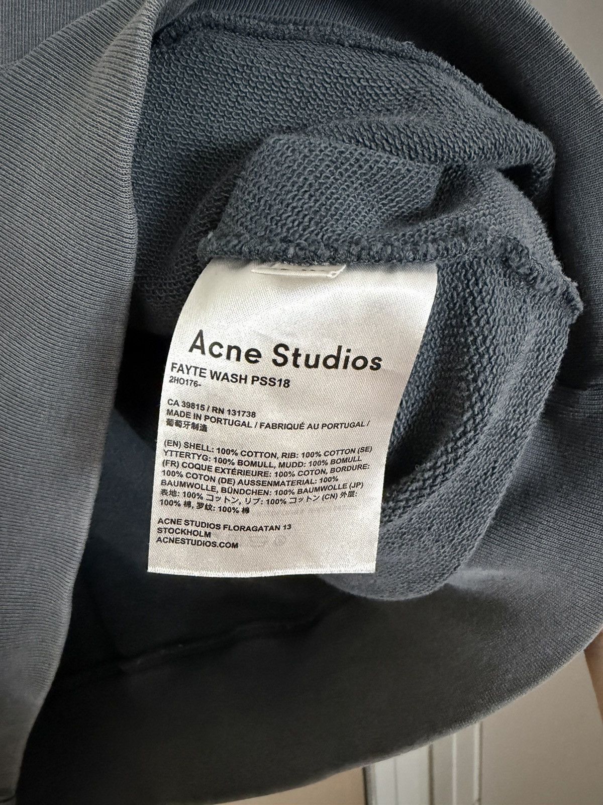 Acne Studios Acne Studies SS18 Fayte Crewneck Size US XL / EU 56 / 4 - 2 Thumbnail