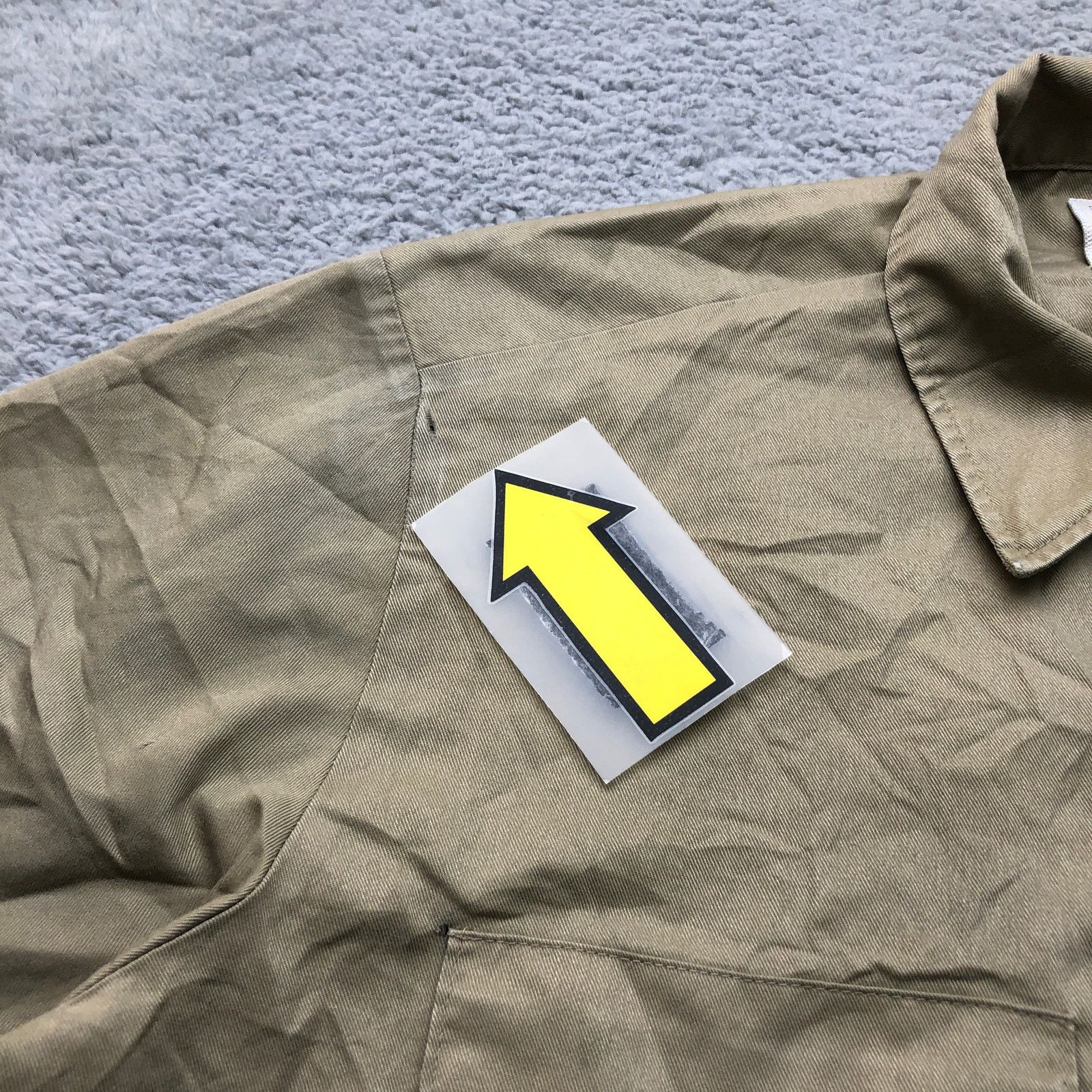 Dickies VTG Dickies Twill Button Up Shirt Men Large Short Sleeve Size US L / EU 52-54 / 3 - 6 Thumbnail