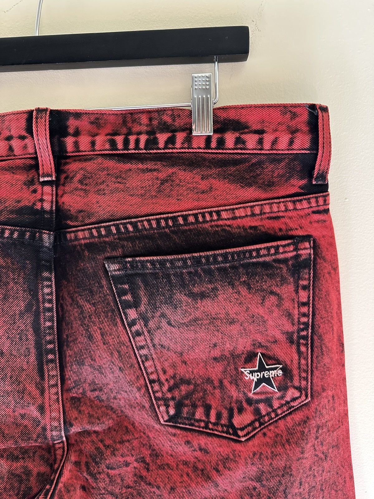 Supreme Supreme Over-dyed Regular Fit Denim Jeans Size US 34 / EU 50 - 4 Thumbnail