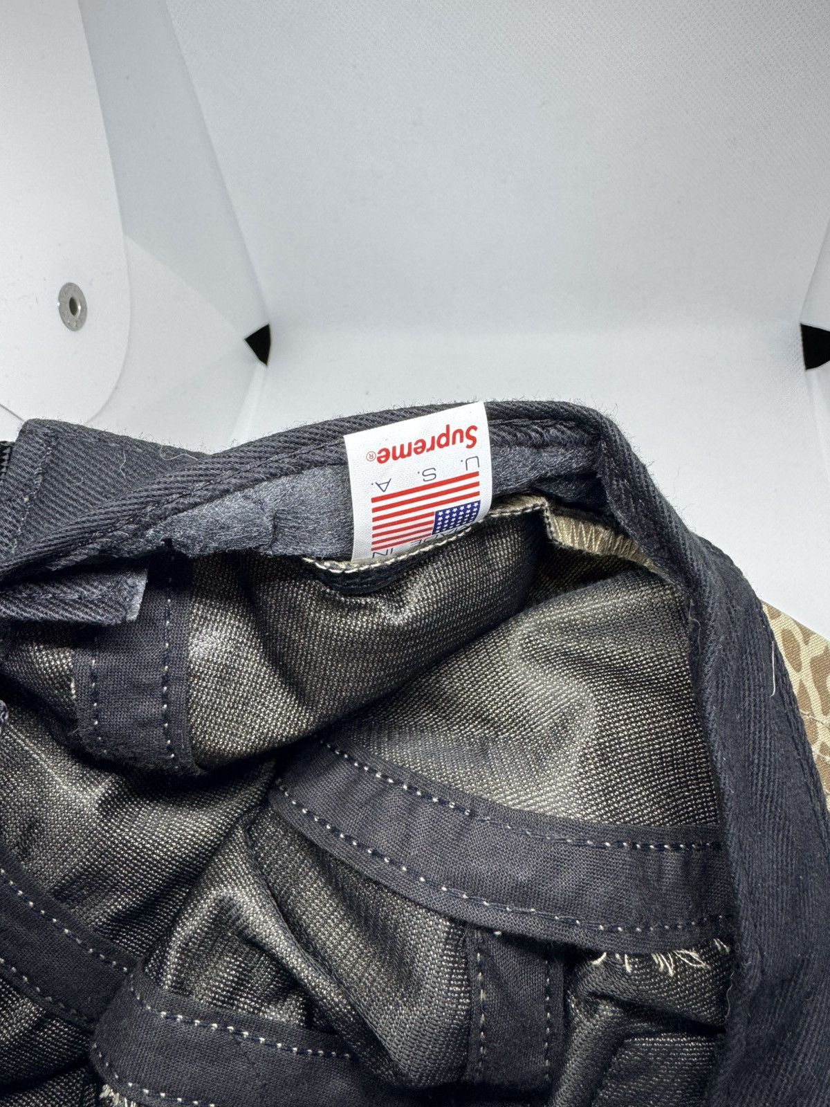 Supreme Supreme Giraffe Camo Camp Cap Box Logo Size ONE SIZE - 3 Thumbnail