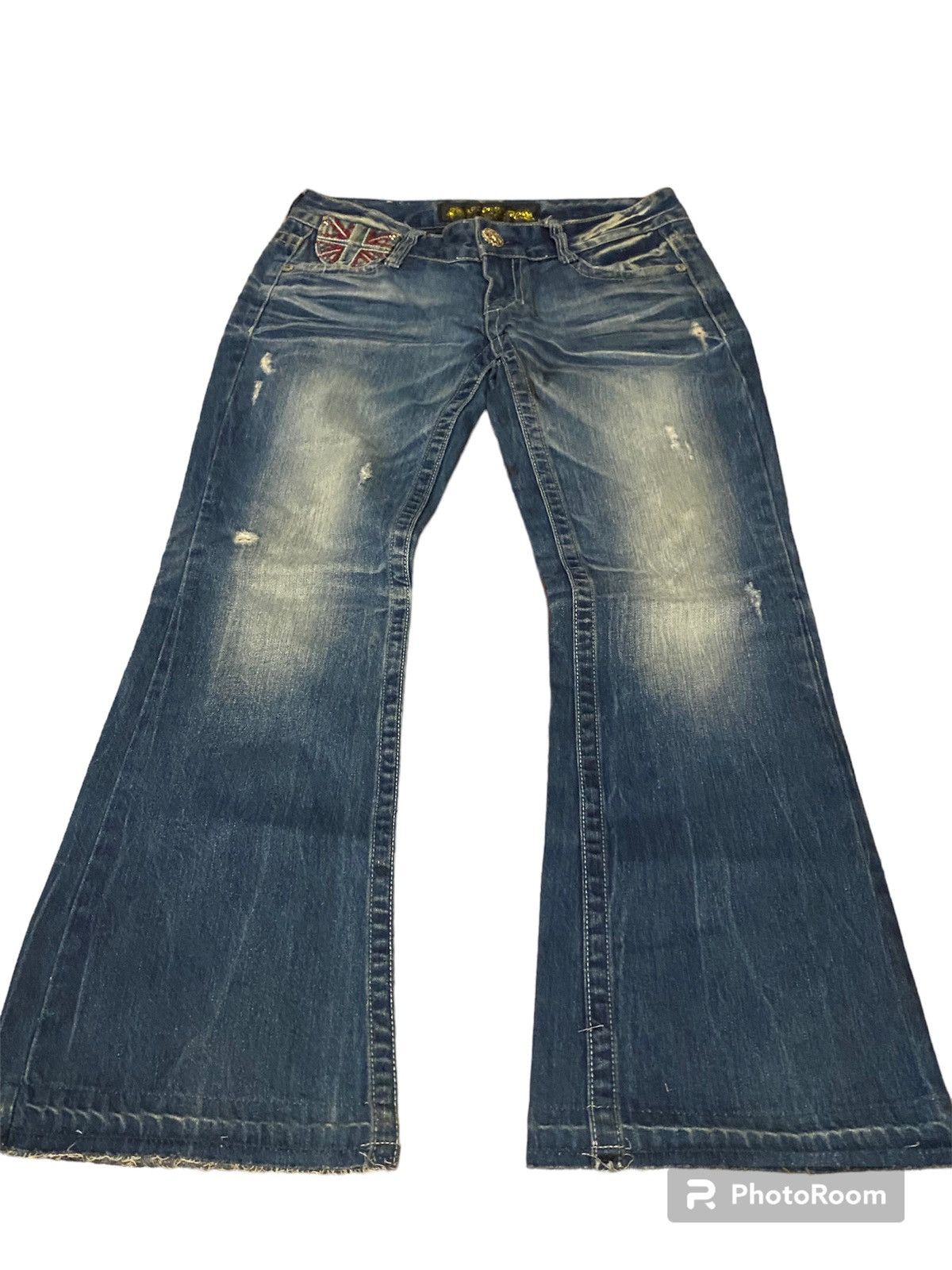Hysteric Glamour Flare jeans redpepper distressed Boot cut Size 32" / US 10 / IT 46 - 7 Thumbnail