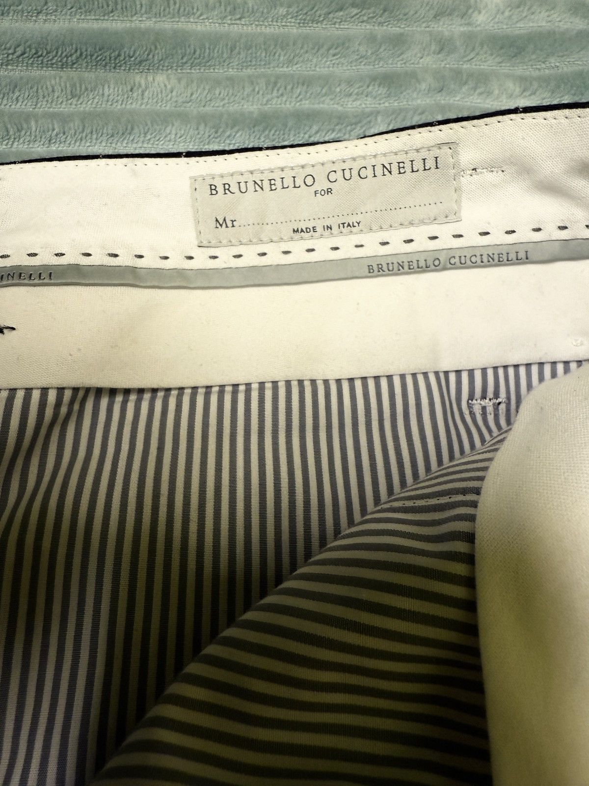 Brunello Cucinelli Linen and Cotton BRUNELLO CUCINELLI Trousers Size US 42 / EU 58 - 4 Thumbnail