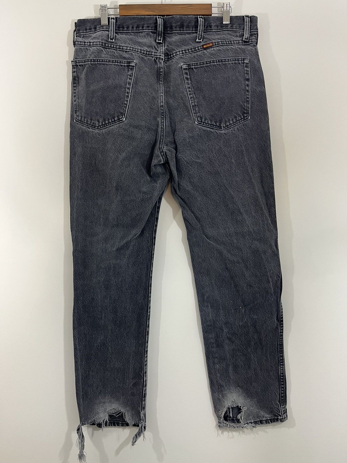 Vintage Sun Faded Distressed Black Jeans Size US 36 / EU 52 - 11 Thumbnail