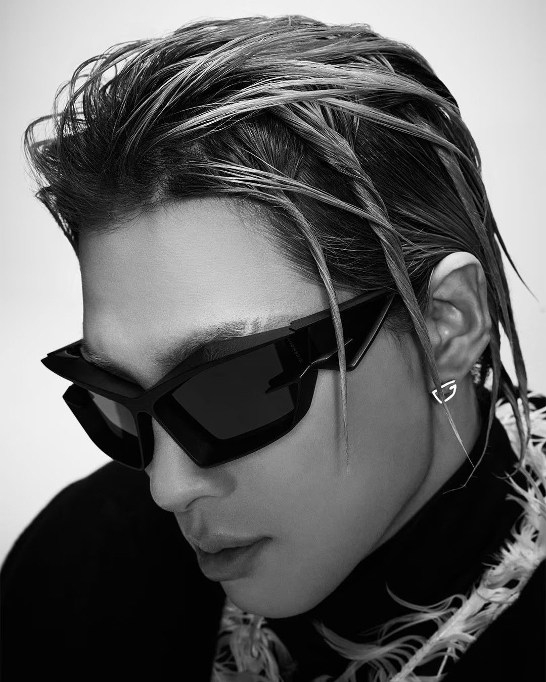 image of Givenchy Giv Cut Sunglasses in Black, Men's
