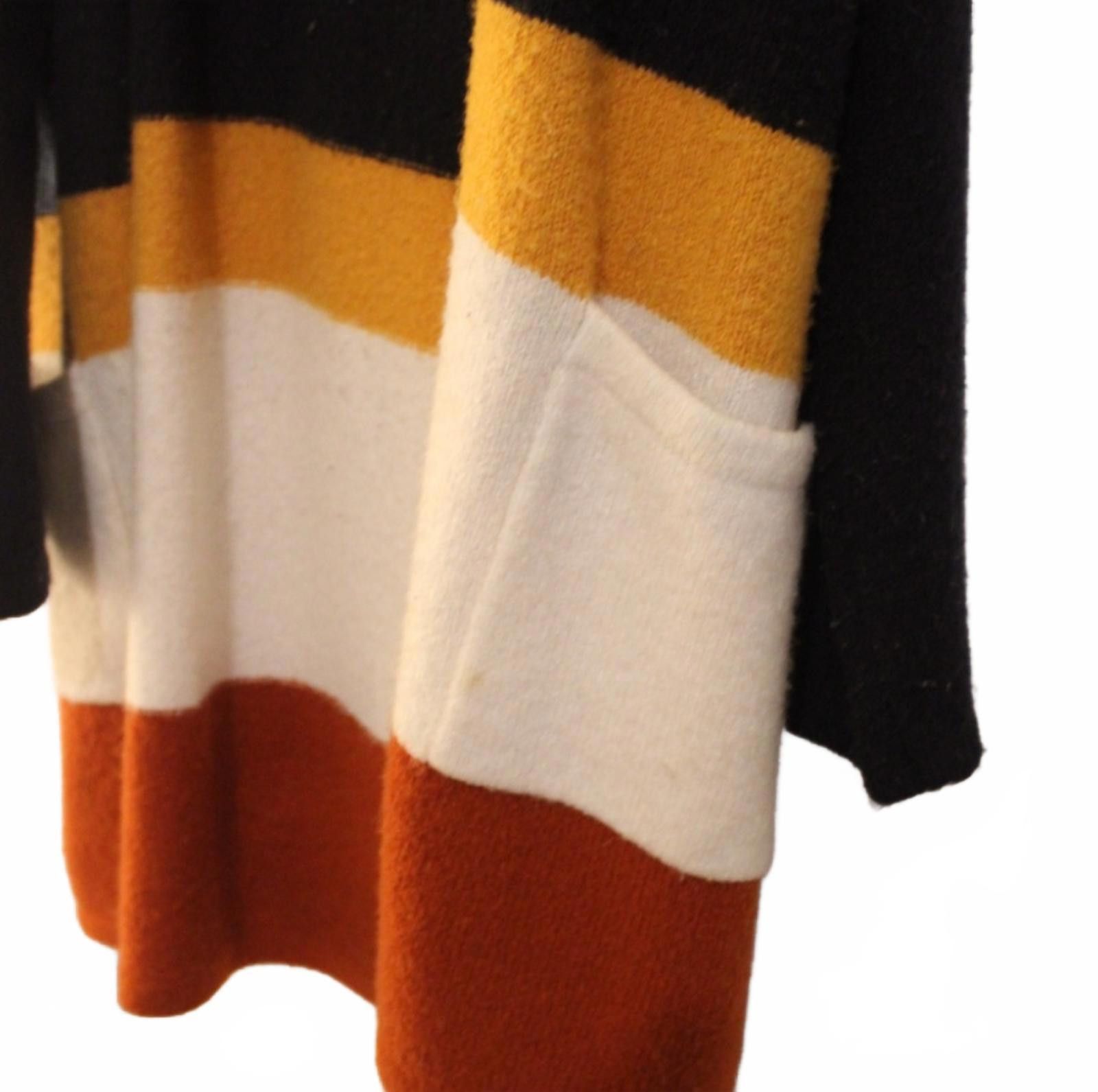 Forever 21 Forever 21 Colorblock Open Front Long Cardigan Sweater sz M Size M / US 6-8 / IT 42-44 - 7 Thumbnail