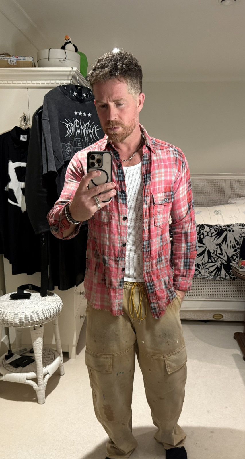 Saint Laurent Paris SS16 Holy Grail Saint Laurent Hedi Slimane raw hem flannel S Size US S / EU 44-46 / 1 - 3 Thumbnail