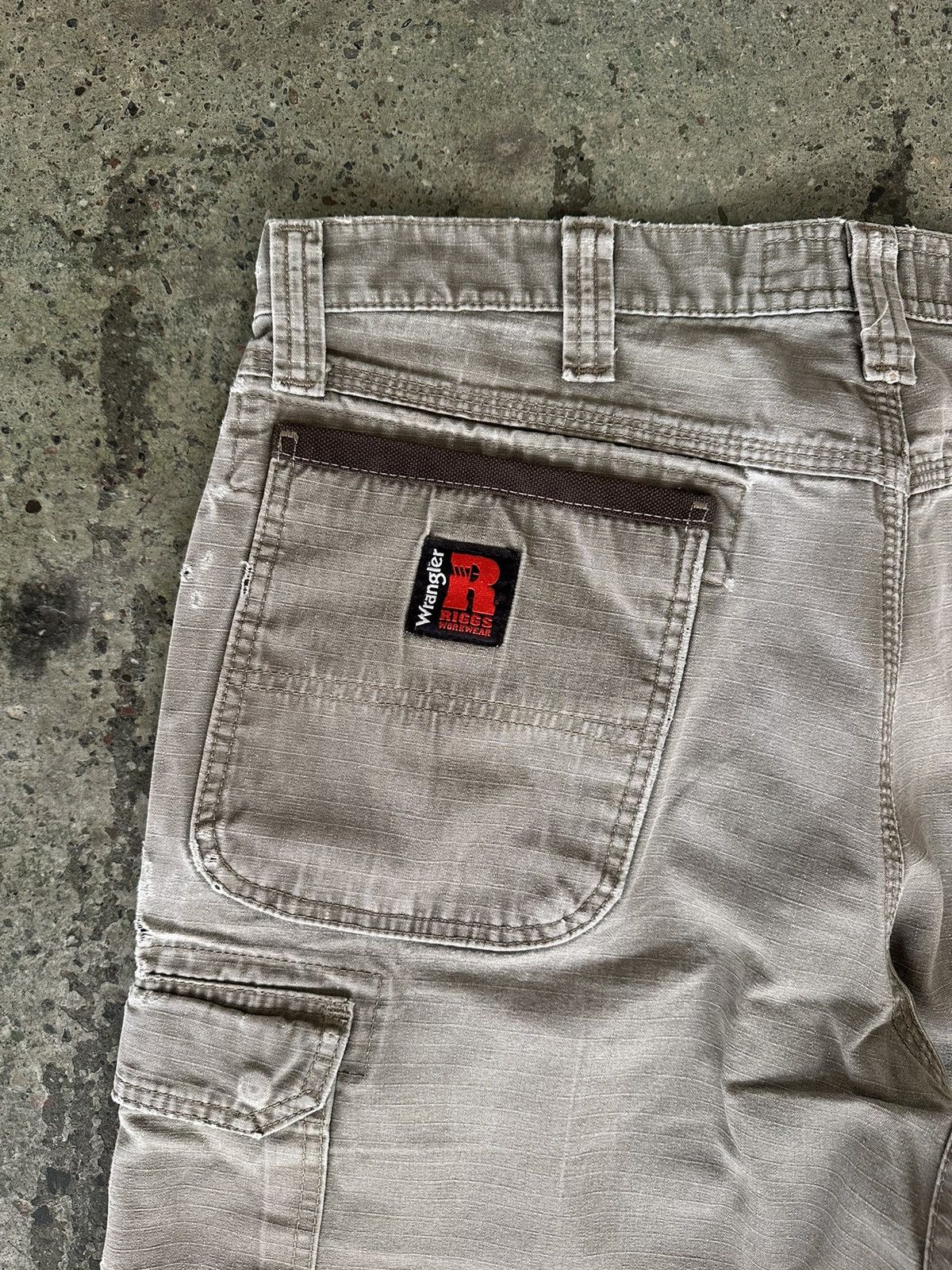 Vintage × Wrangler Vintage Wrangler Riggs Workwear Cargo Pants Size US 34 / EU 50 - 5 Thumbnail