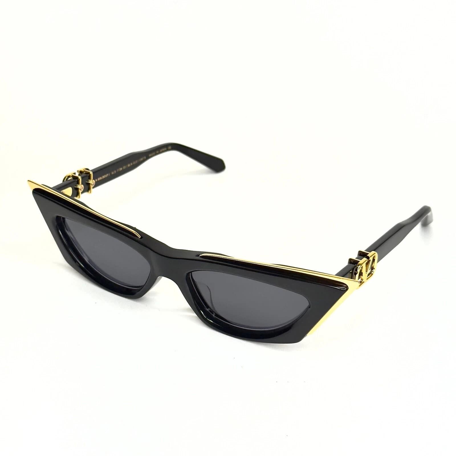 Valentino VALENTINO V GOLDCUT I VLS113 Gold VLS 113A Fashion Sunglass Size ONE SIZE - 5 Thumbnail