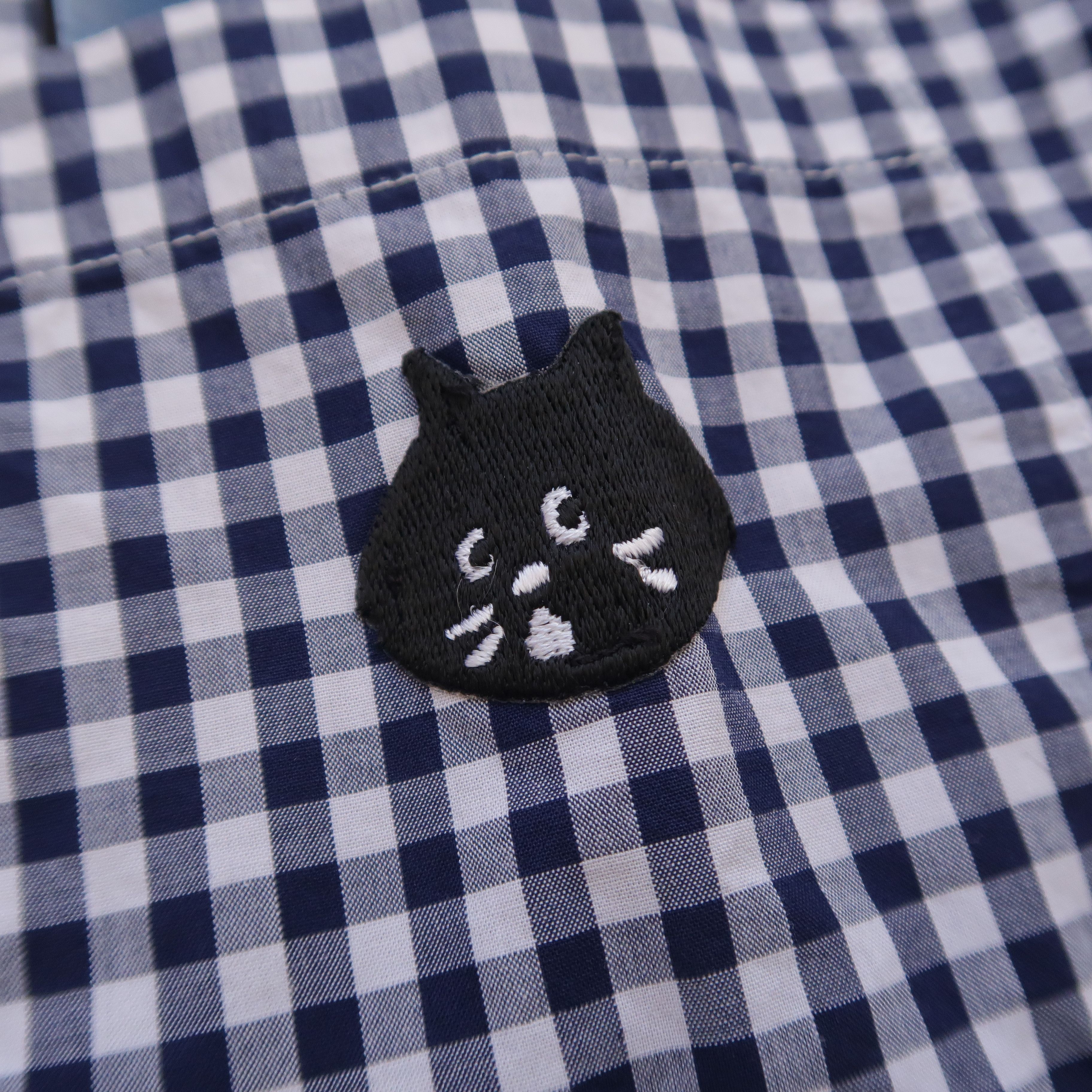 Issey Miyake Vintage Ne-net Issey Miyake Cat Oxford Shirt Gingham Size US S / EU 44-46 / 1 - 7 Thumbnail