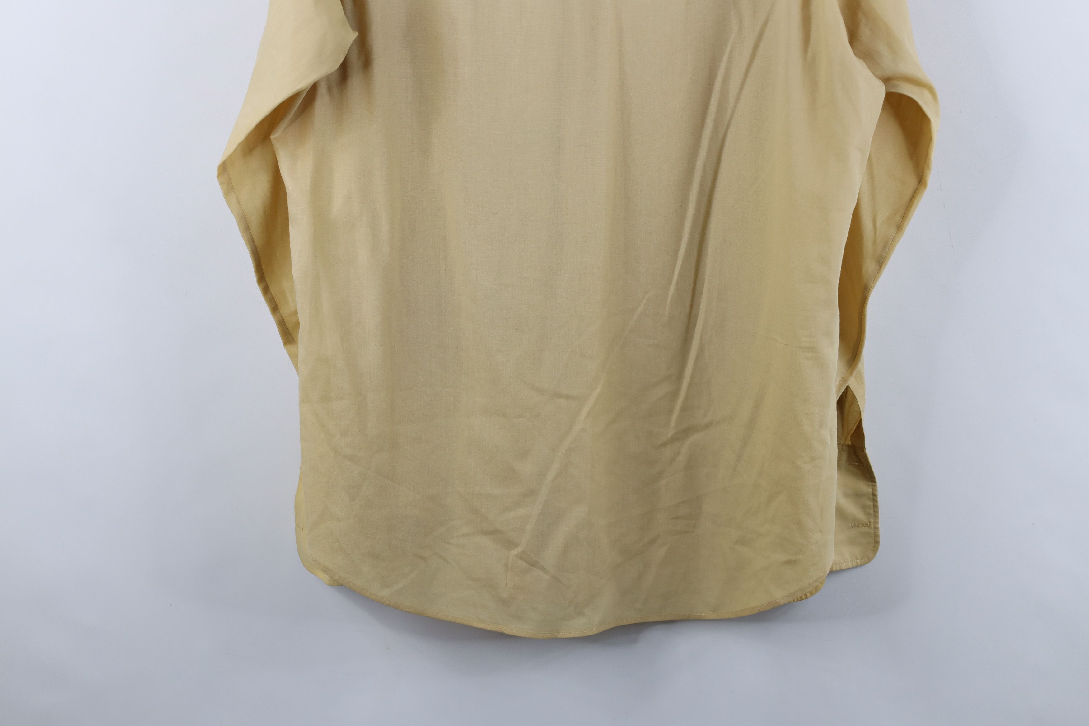Vintage Vintage 60s Streetwear Collared Button Shirt Yellow USA Size US M / EU 48-50 / 2 - 15 Thumbnail