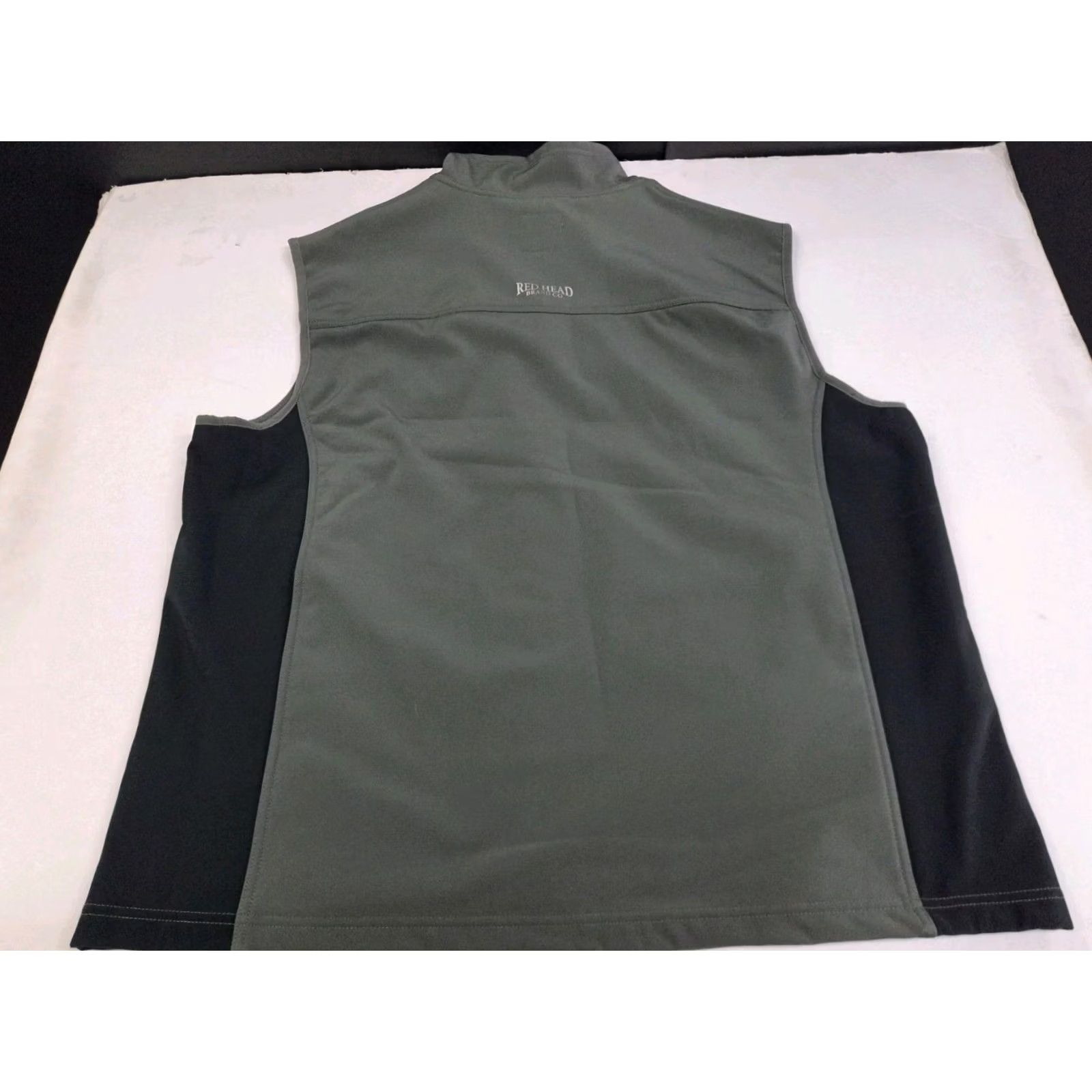 Vintage Red Head Sleeveless Vest Grey/Black Full Zip Pockets XL Mens Vest Classic Outdoor Size US XL / EU 56 / 4 - 3 Thumbnail
