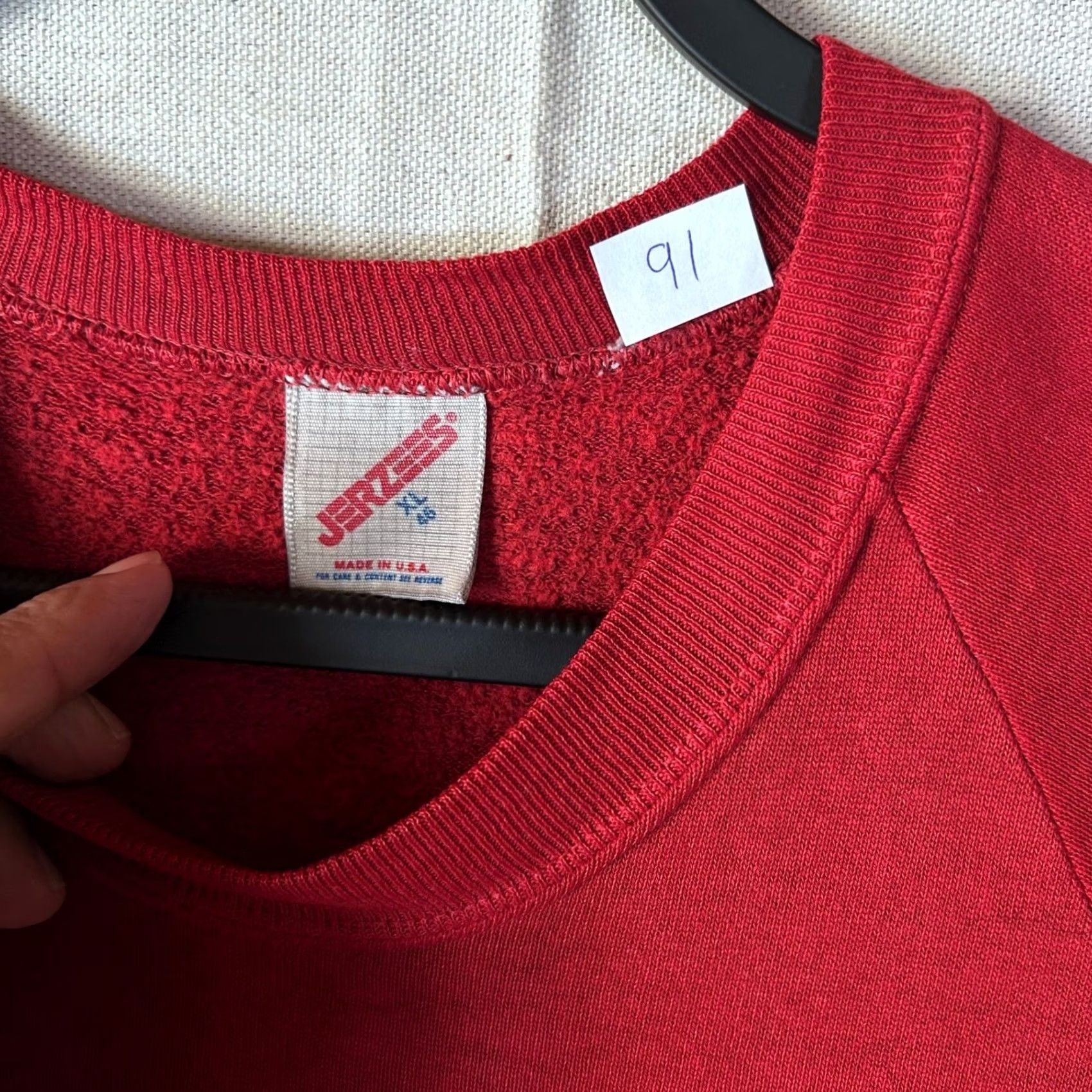 Jerzees VINTAGE Jerzees Mountain Lion Sweatshirt XL Red Cougar Graphic Made in USA 90s Size US XL / EU 56 / 4 - 2 Thumbnail