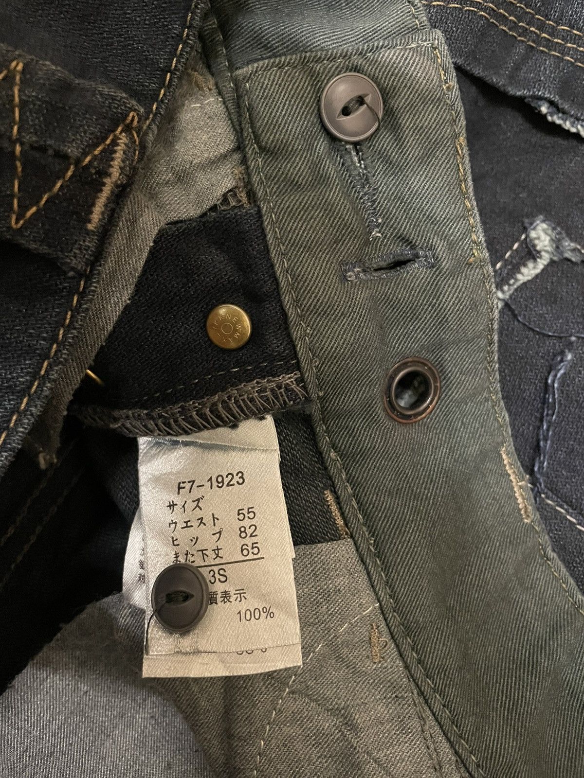 Marithe + Francois Girbaud MFG Y2K Cargo Flare Ankle Jeans Size 27" / US 4 / IT 40 - 9 Thumbnail