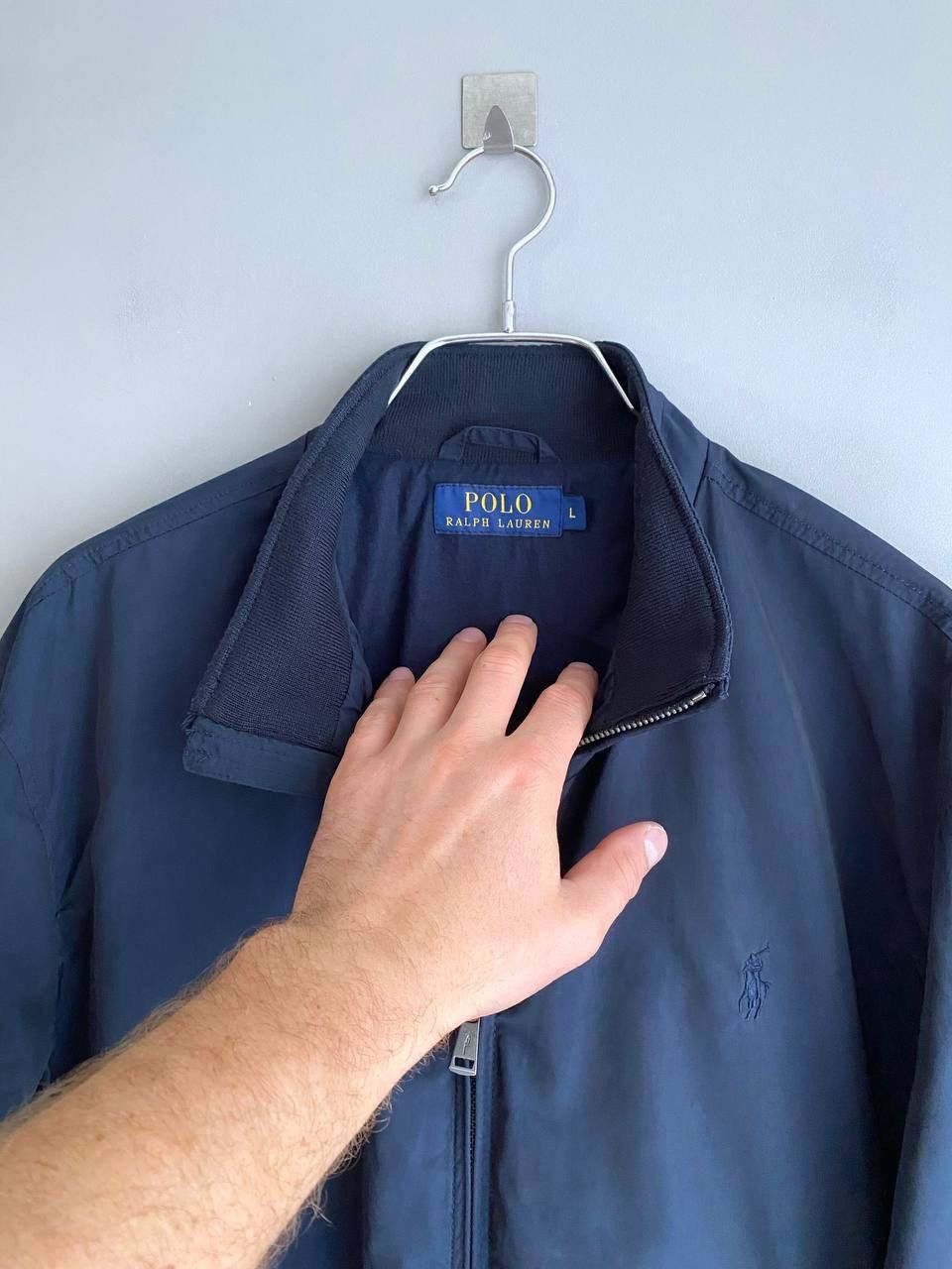 Polo Ralph Lauren Polo Ralph Lauren Dark Blue Nylon Winbreaker Jacket, Size L Size US L / EU 52-54 / 3 - 8 Thumbnail