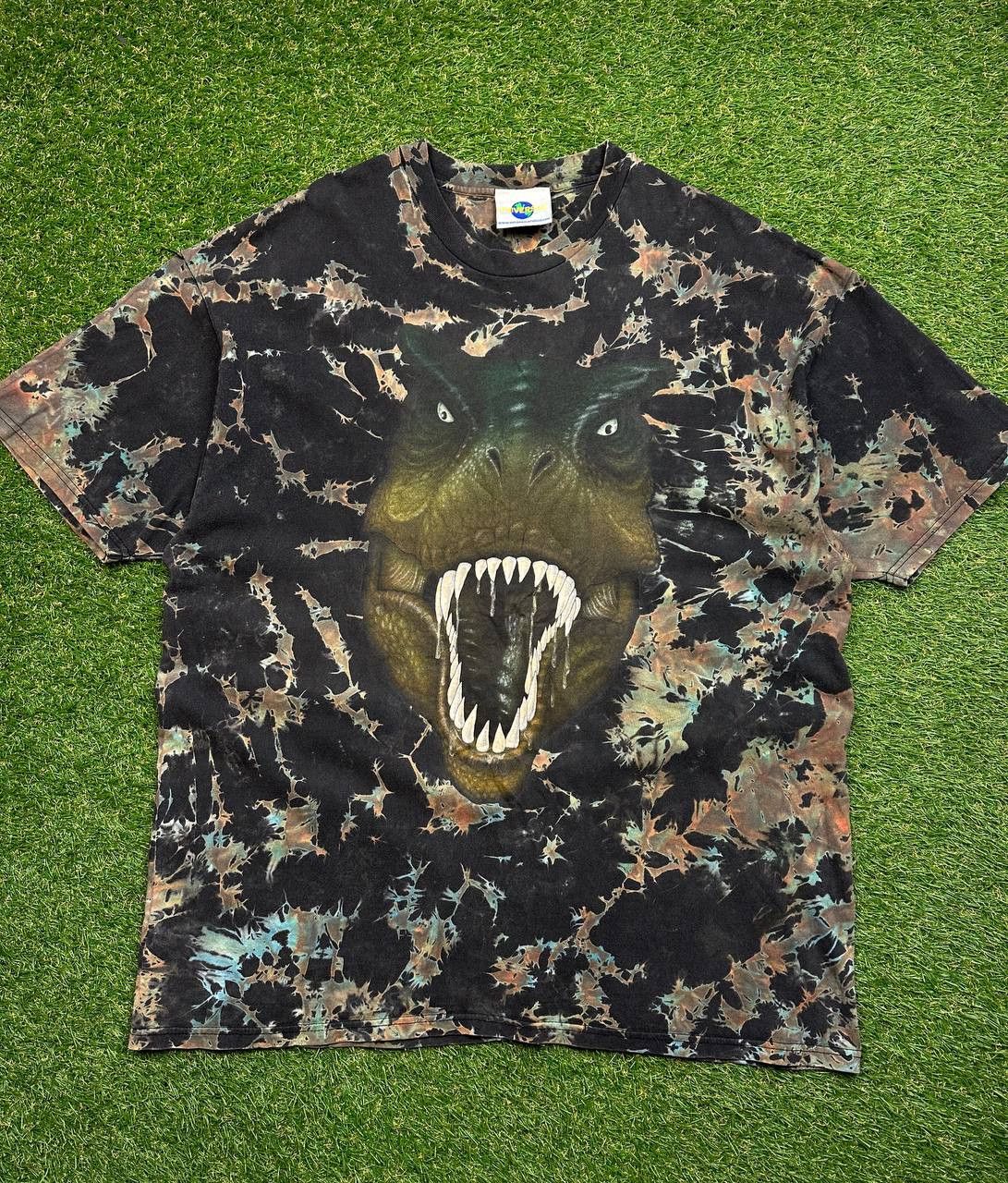 Couette Vintage Jurassic Park Années 90 - Motifs T-Rex Et Triceratops - Taille Twin - Occasion