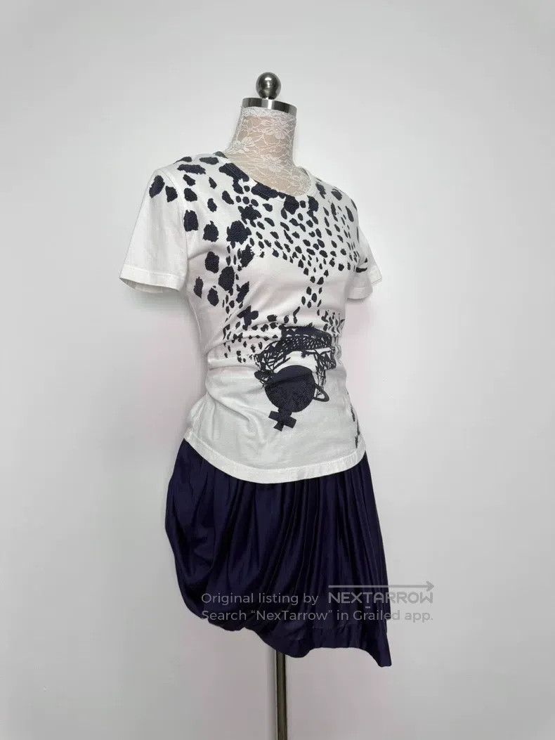 Vivienne Westwood Vivienne Westwood Purple Skull Saturn Pattern Short Sleeve Size S / US 4 / IT 40 - 2 Thumbnail