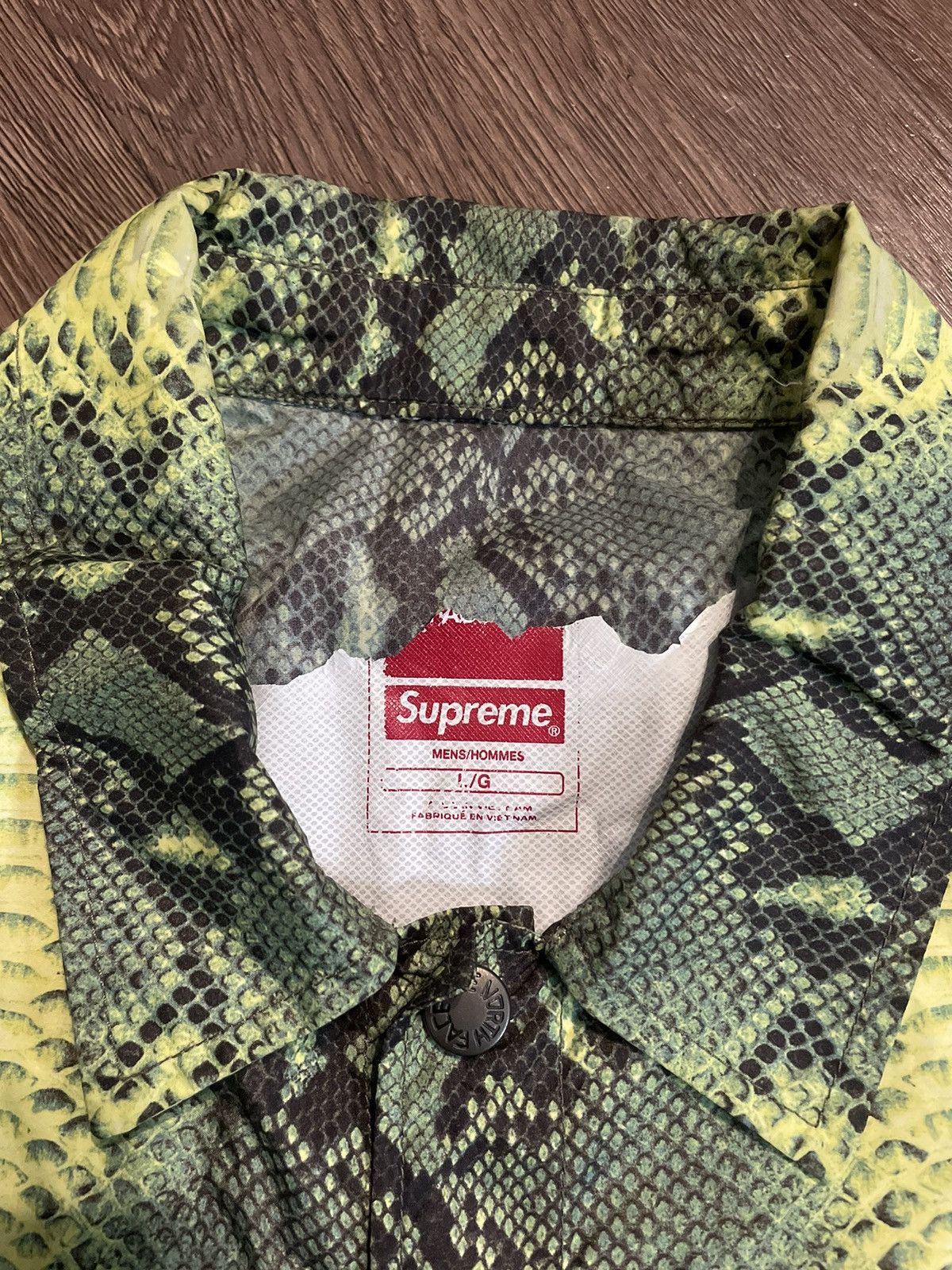 Supreme × The North Face Supreme X The North Face Snakeskin Coach SS18 Size US L / EU 52-54 / 3 - 9 Thumbnail