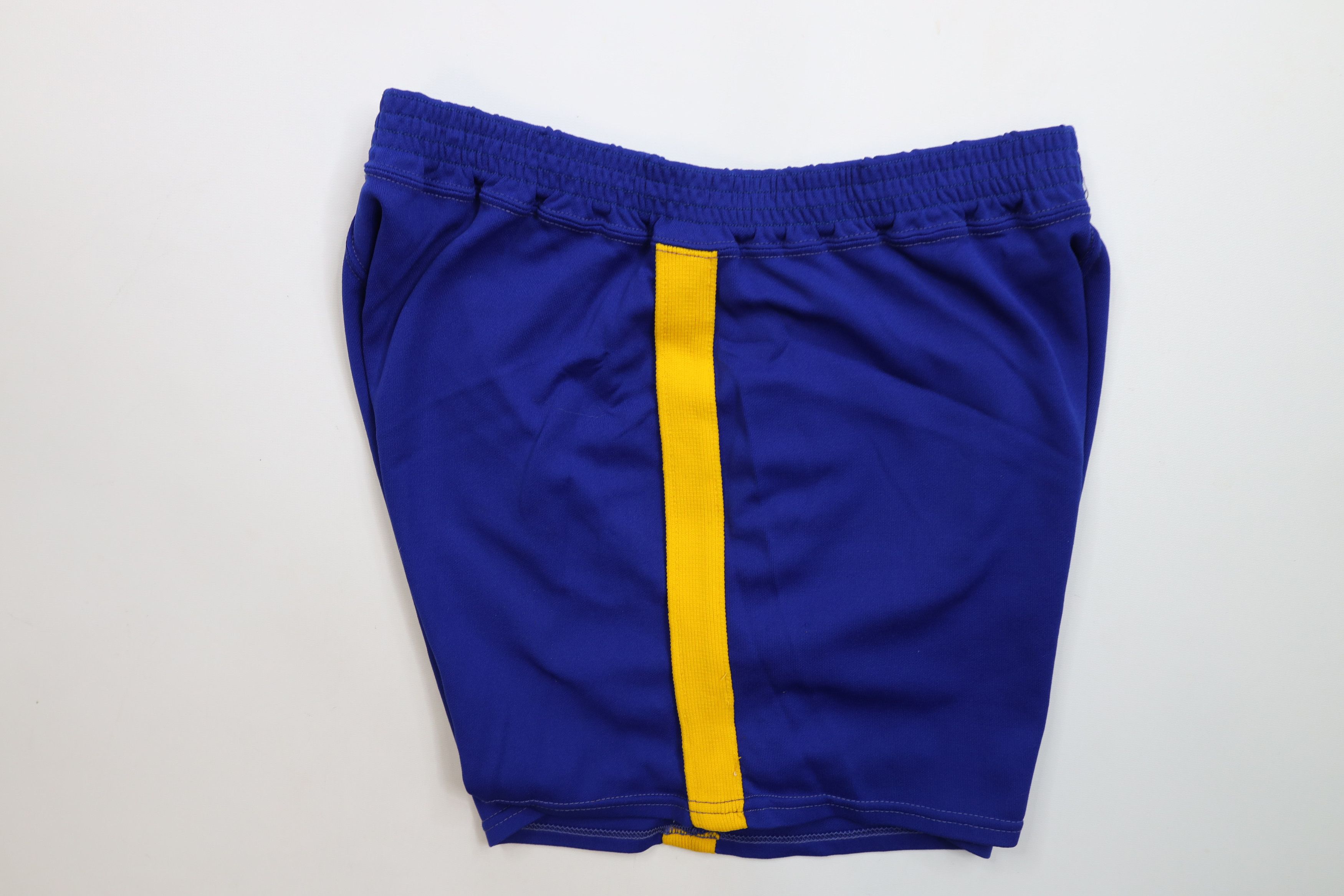 Vintage Vintage 50s Streetwear Block Knit Basketball Shorts Blue USA Size US 38 / EU 54 - 6 Thumbnail