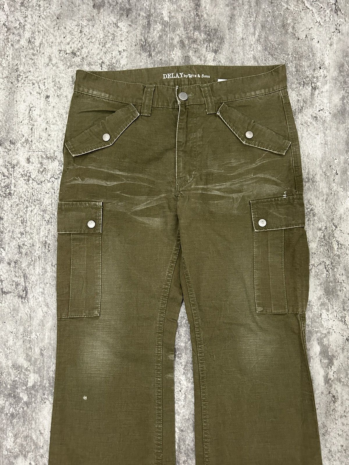 Hysteric Glamour × Japanese Brand × Tete Homme Ufin & Sons Japan Cargo Pants Size US 33 - 3 Thumbnail
