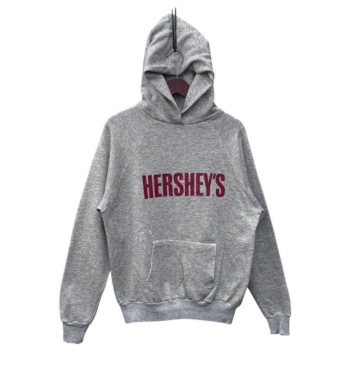 Vintage Vintage 80s Hersheys Chocolate Candy Promo Thrashed Hoodie Size US M / EU 48-50 / 2 - 1 Thumbnail