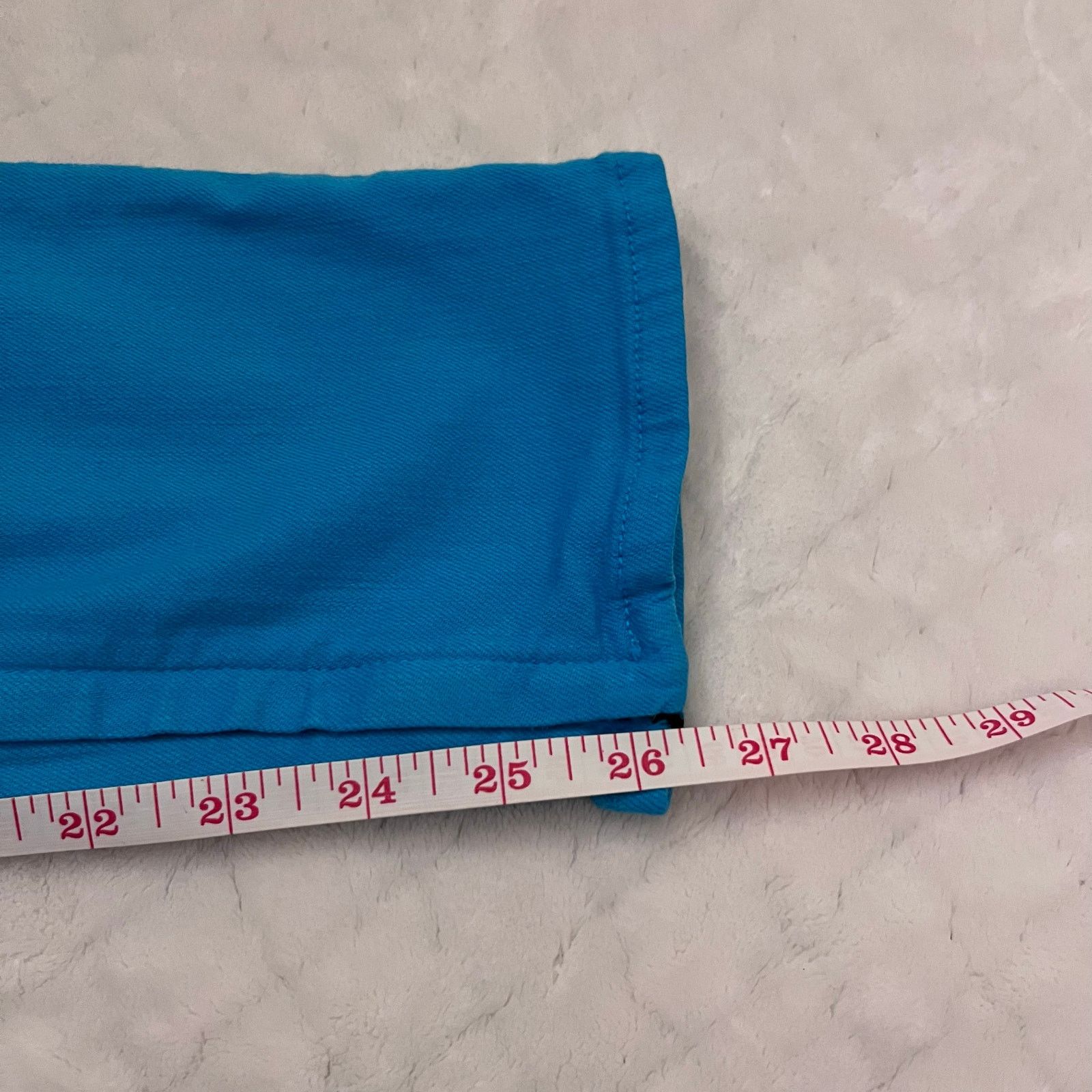 Rag & Bone Rag & Bone Zipper Capri Women’s Jeans Aqua Blue Denim Size 31" - 10 Thumbnail