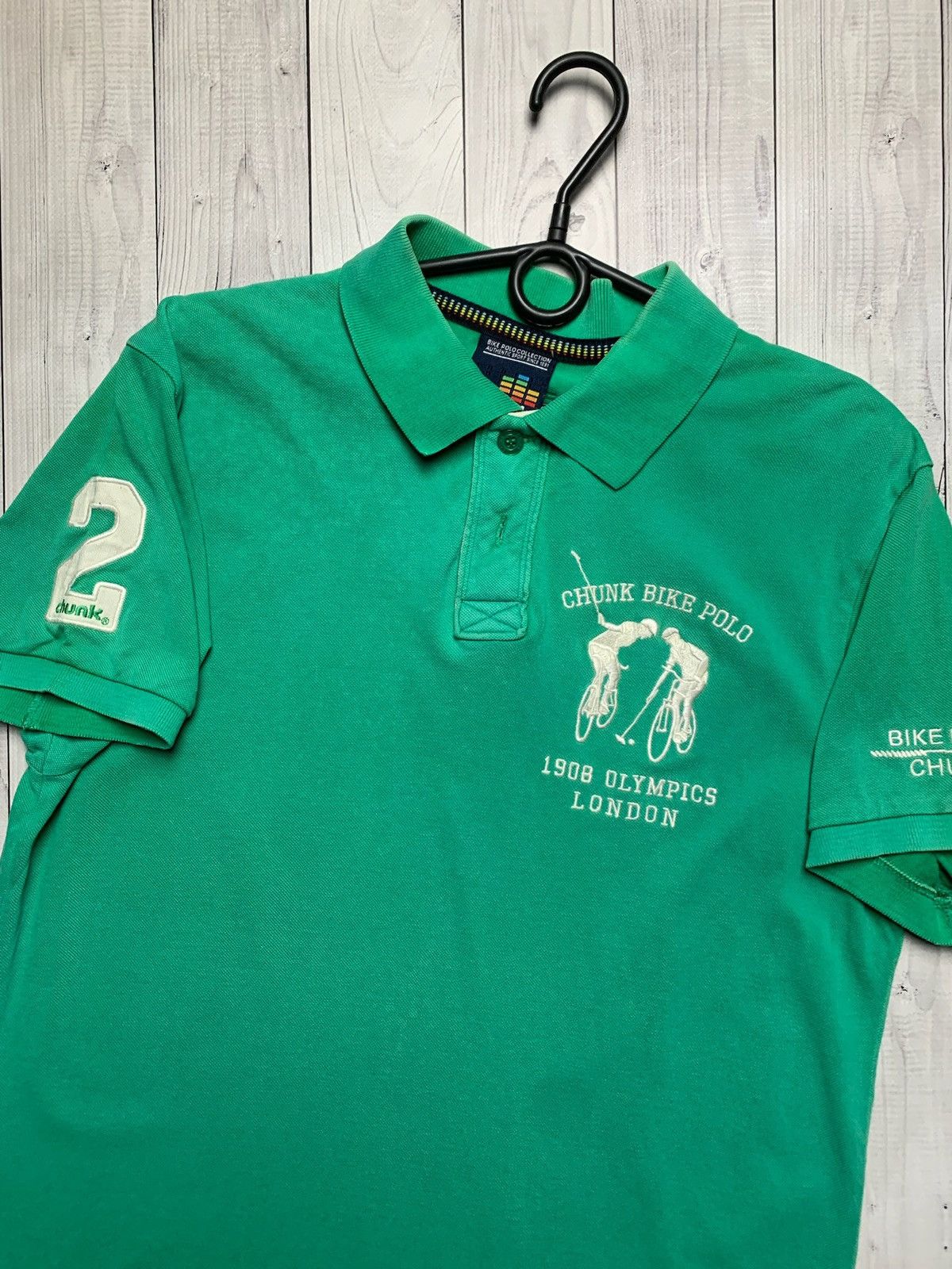 Polo Ralph Lauren × Vintage Vintage Chunk Bike polo rare logo London 1908 Olympics L Size US L / EU 52-54 / 3 - 2 Thumbnail
