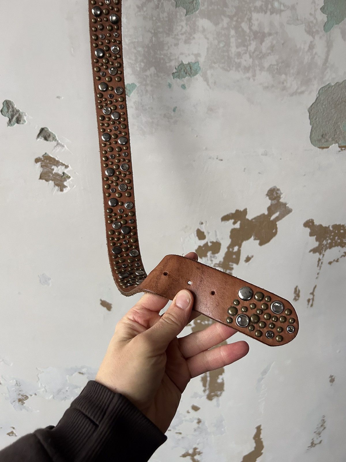 Japanese Brand × Vintage VINTAGE LEATHER BELT USA Size ONE SIZE - 6 Thumbnail