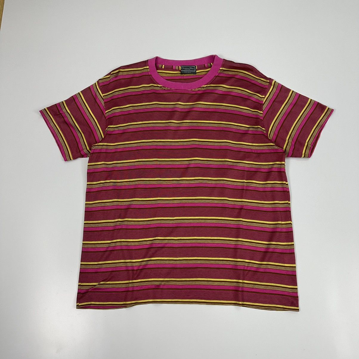 Christian Dior Monsieur Vintage Christian Dior Monsieur Stripe TShirt A680 Size US M / EU 48-50 / 2 - 1 Thumbnail