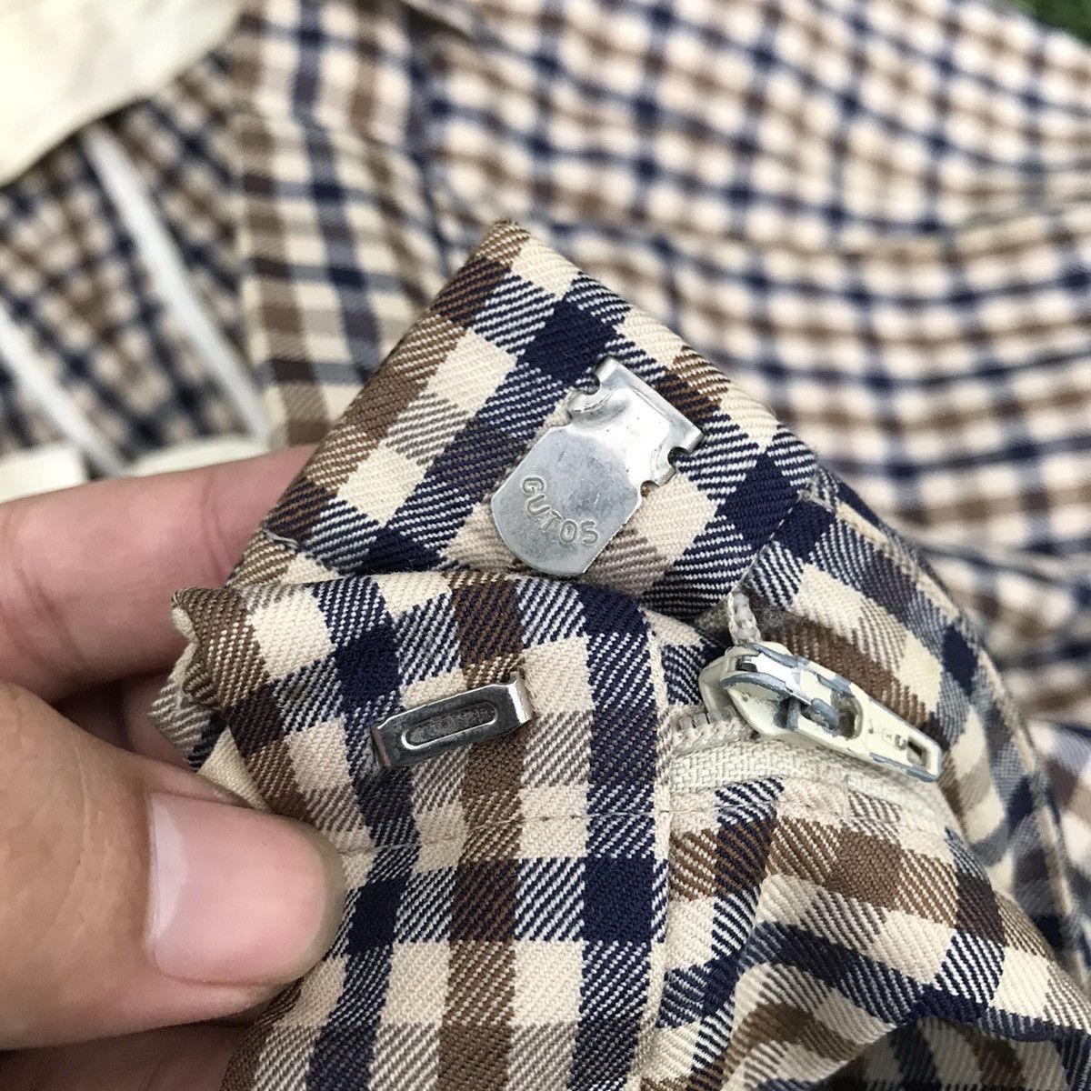 Aquascutum × Other UK × Vintage Aquascutum of london Winster Club Check Trouser Long Pants Size US 34 / EU 50 - 12 Thumbnail