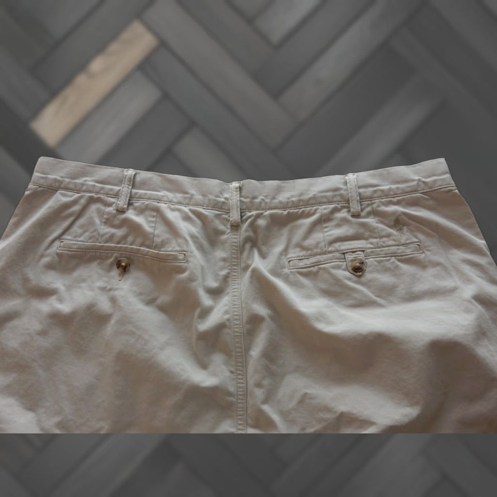 Polo Ralph Lauren Polo Ralph Lauren Shorts Mens 40 Khaki Chino Cotton Ivory Polo Ralph Lauren Shorts Mens 40 Khaki Chino Cotton Ivory Size US L / EU 52-54 / 3 - 1 Thumbnail