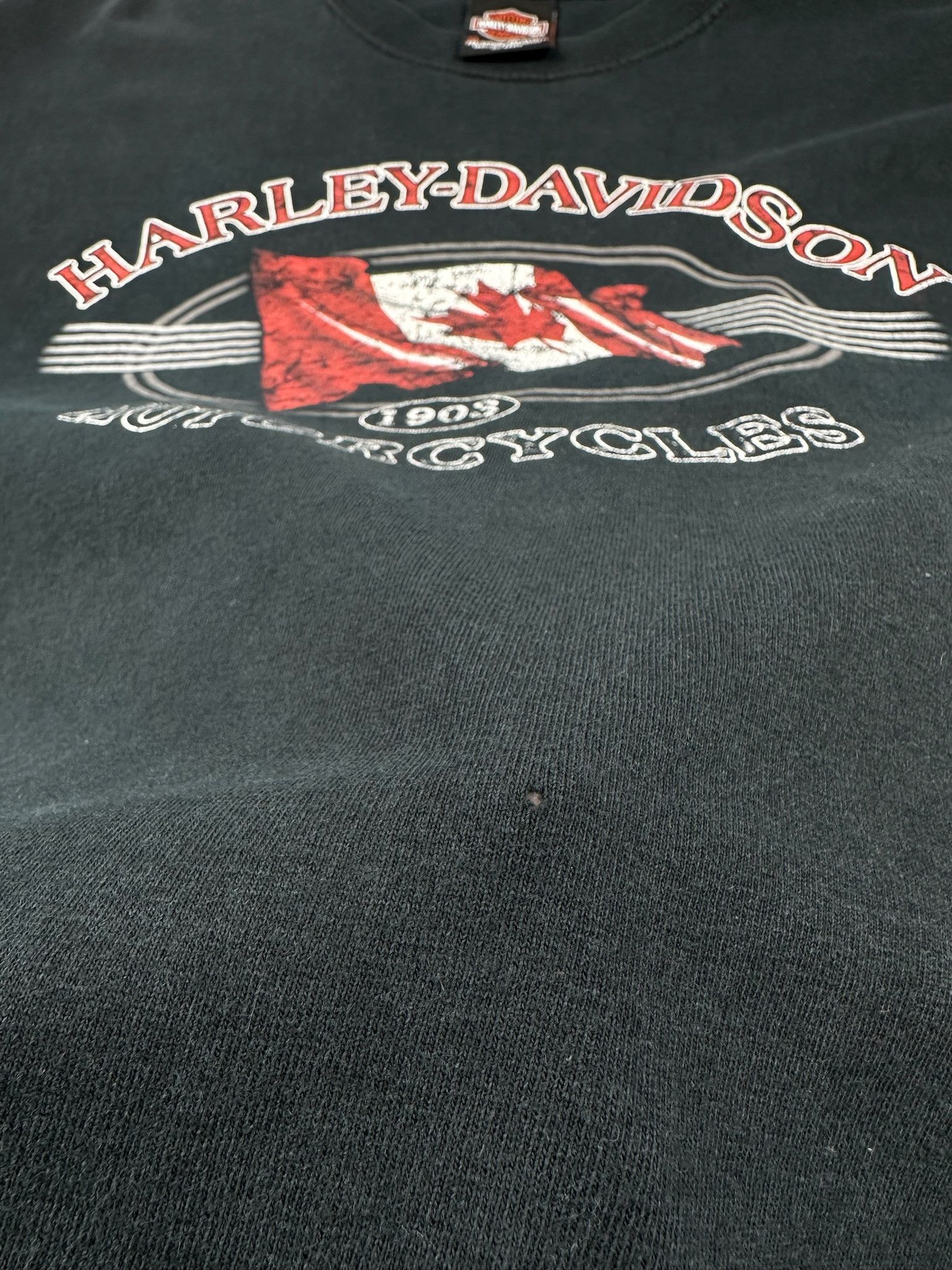 Harley Davidson Vintage Harley Davidson Red Rock Canada T Shirt Size US XL / EU 56 / 4 - 12 Thumbnail