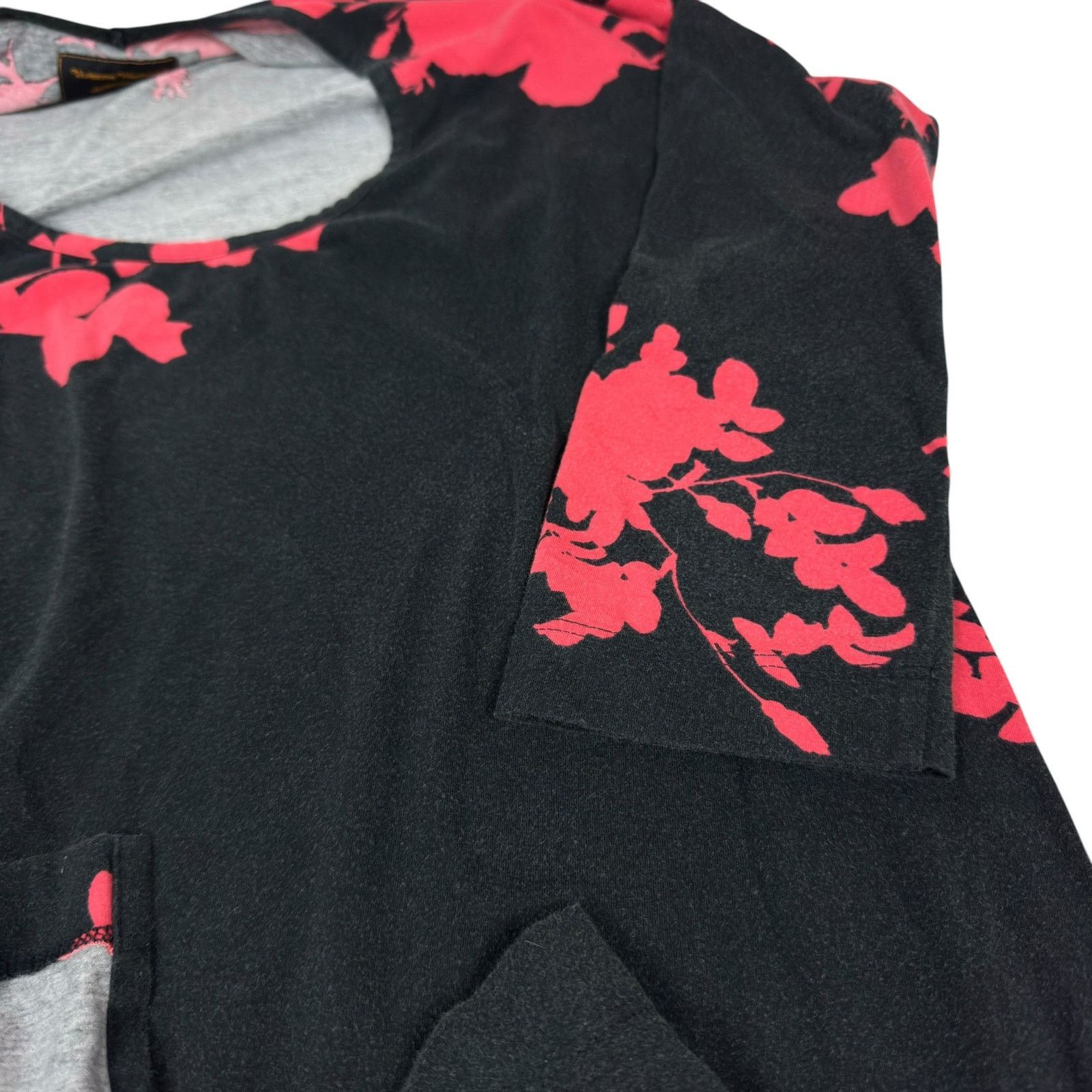 Vivienne Westwood Vivienne Westwood Black Red Floral Midi Dress M Size M / US 6-8 / IT 42-44 - 7 Thumbnail