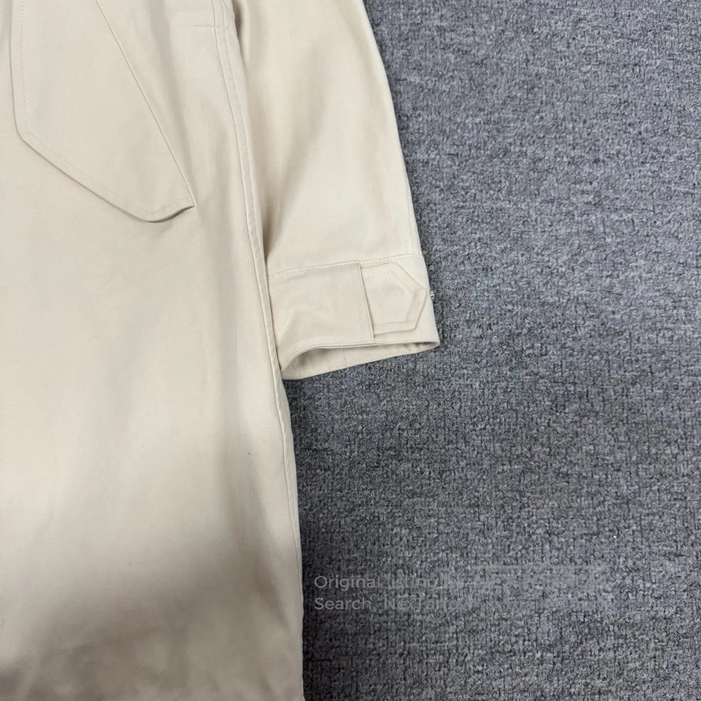 Loro Piana LORO PIANA Ruffled, medium-length trench coat| Size US XS / EU 42 / 0 - 4 Thumbnail